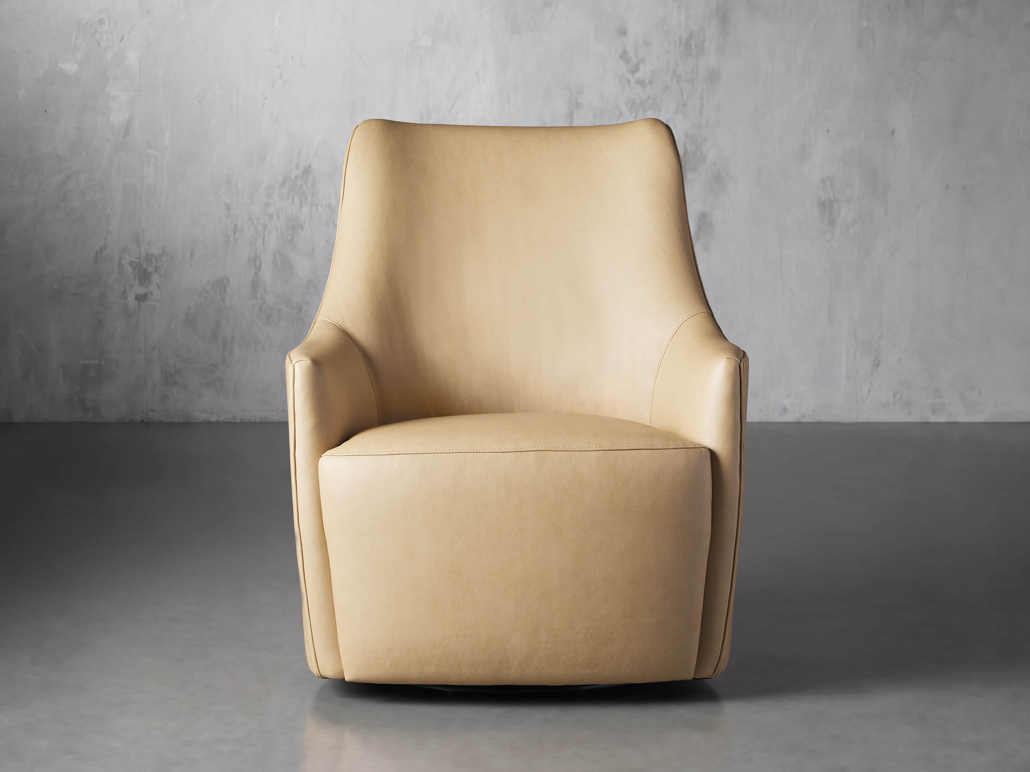 arhaus cole swivel chair