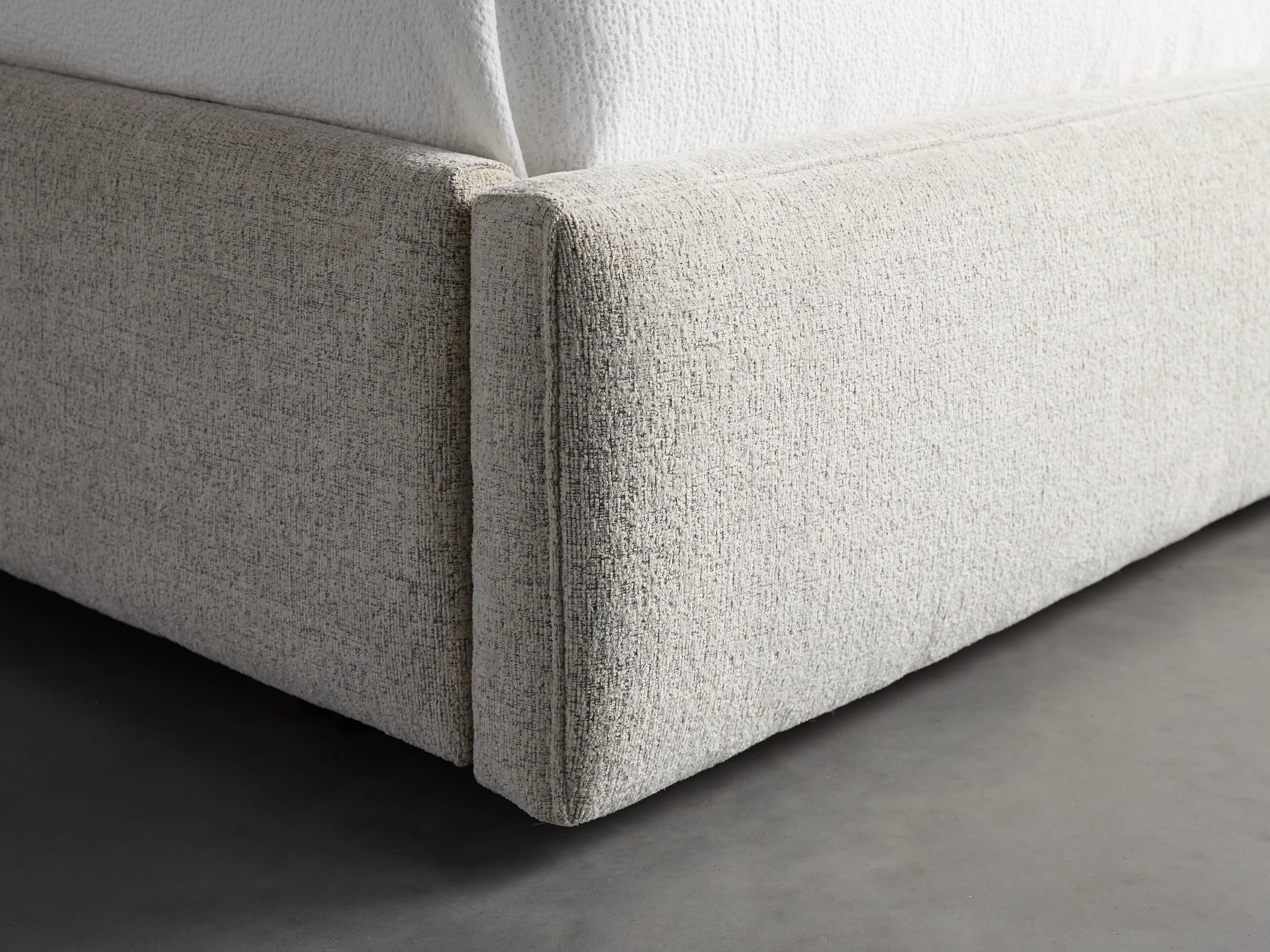 Devereaux Upholstered 62" Twin Storage Bed in Plush Linen, slide 8 of 9