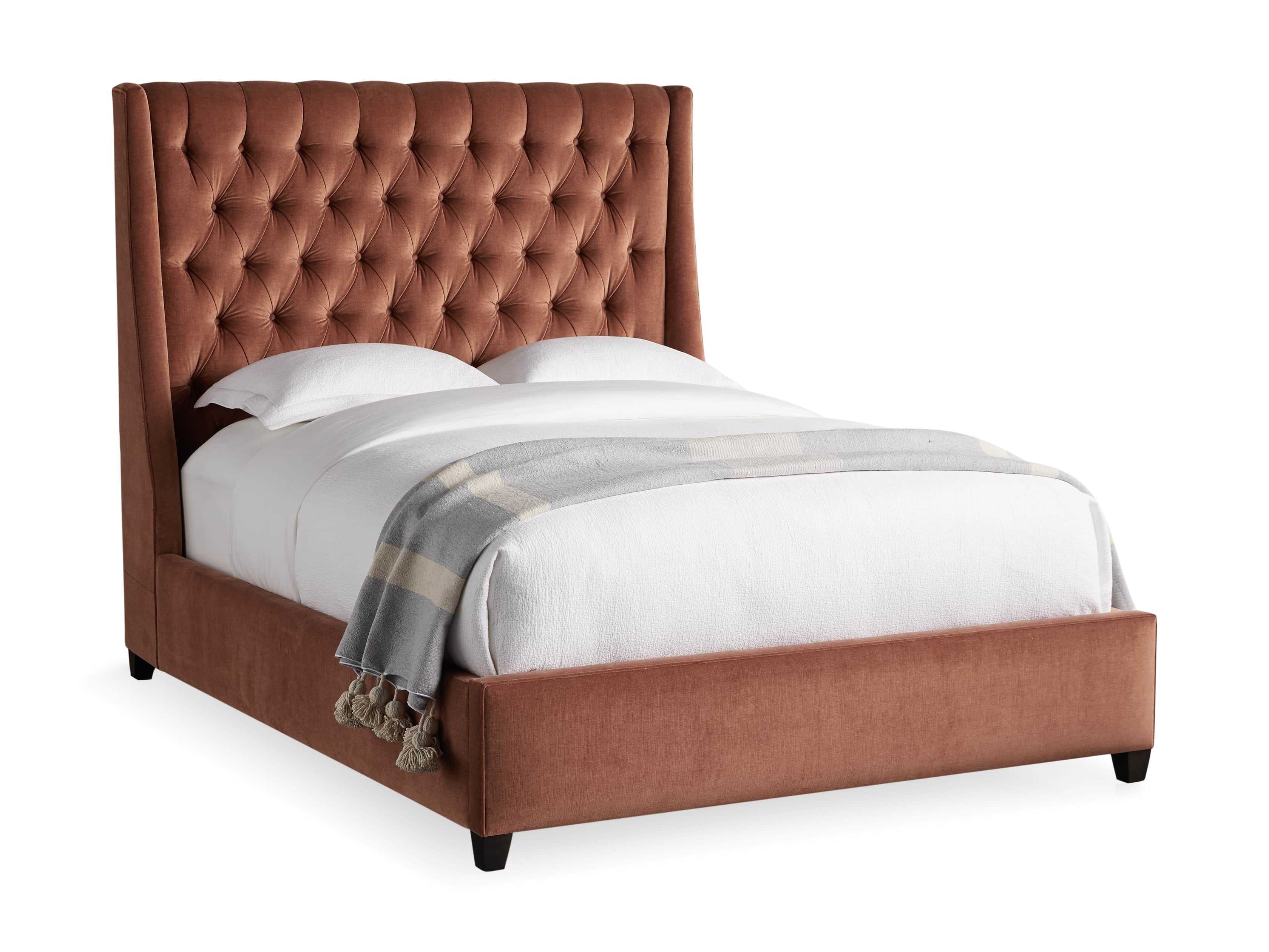 Devereaux 63" Upholstered Tufted Queen Bed, slide 7 of 7