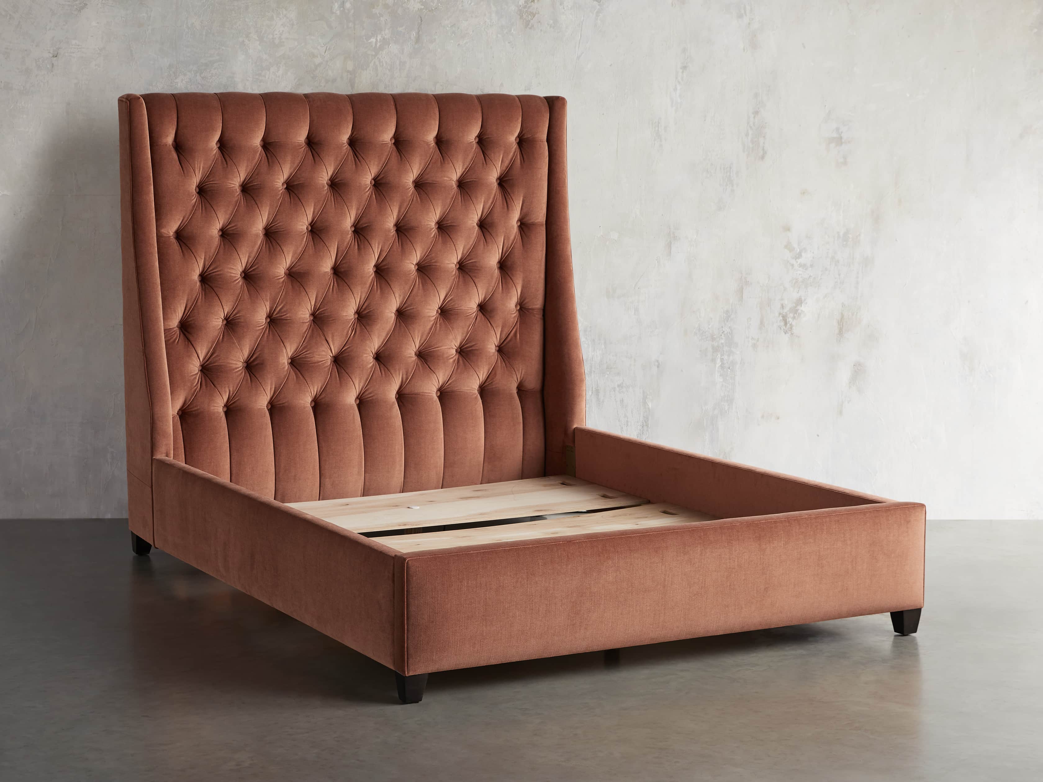 Devereaux 63" Upholstered Tufted Queen Bed, slide 6 of 7