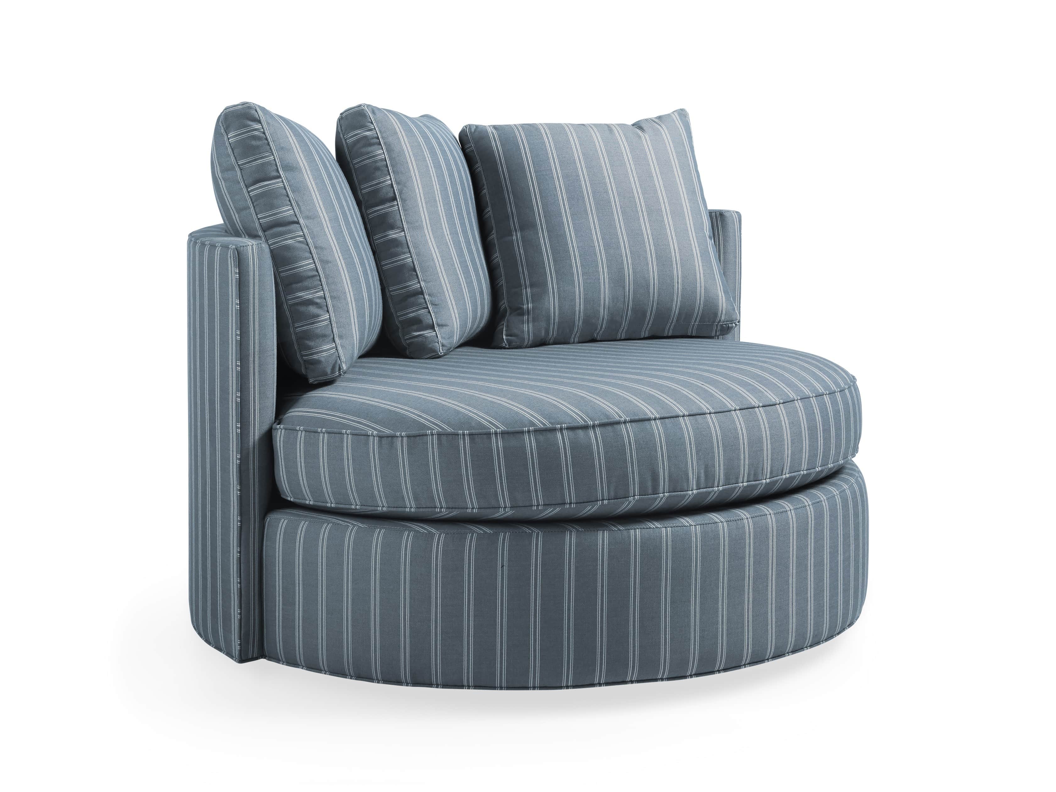 Elia Outdoor 41" Upholstered Swivel Chair