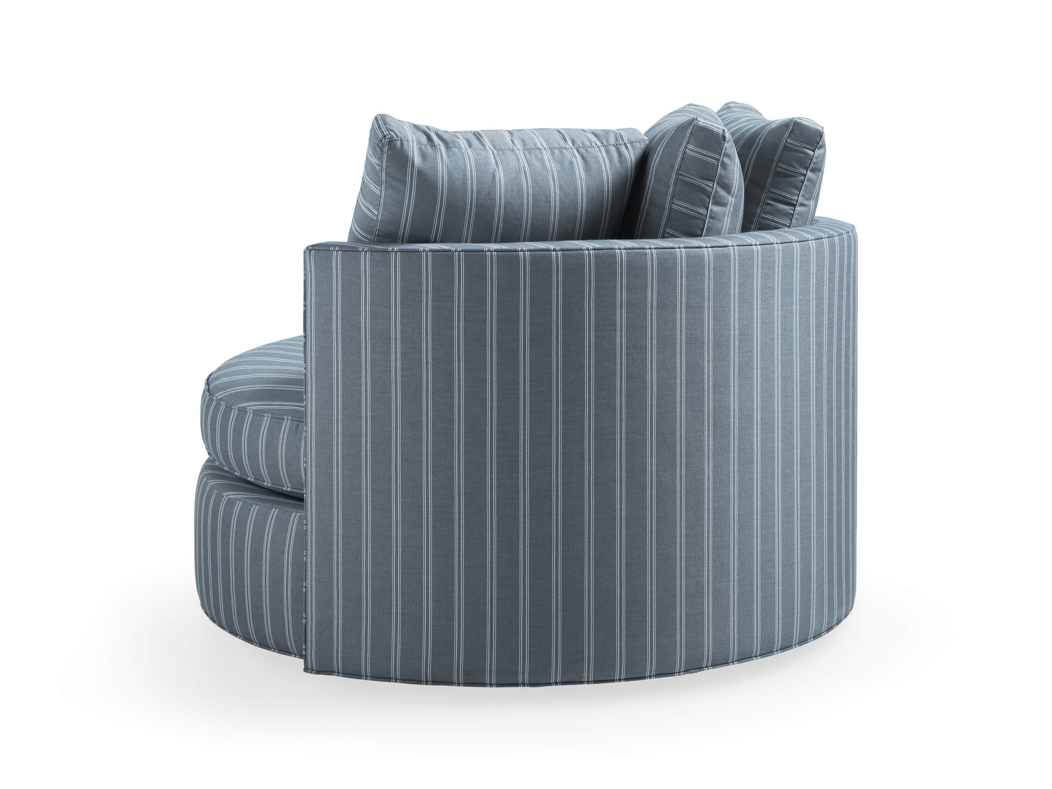 Elia Outdoor 41" Upholstered Swivel Chair