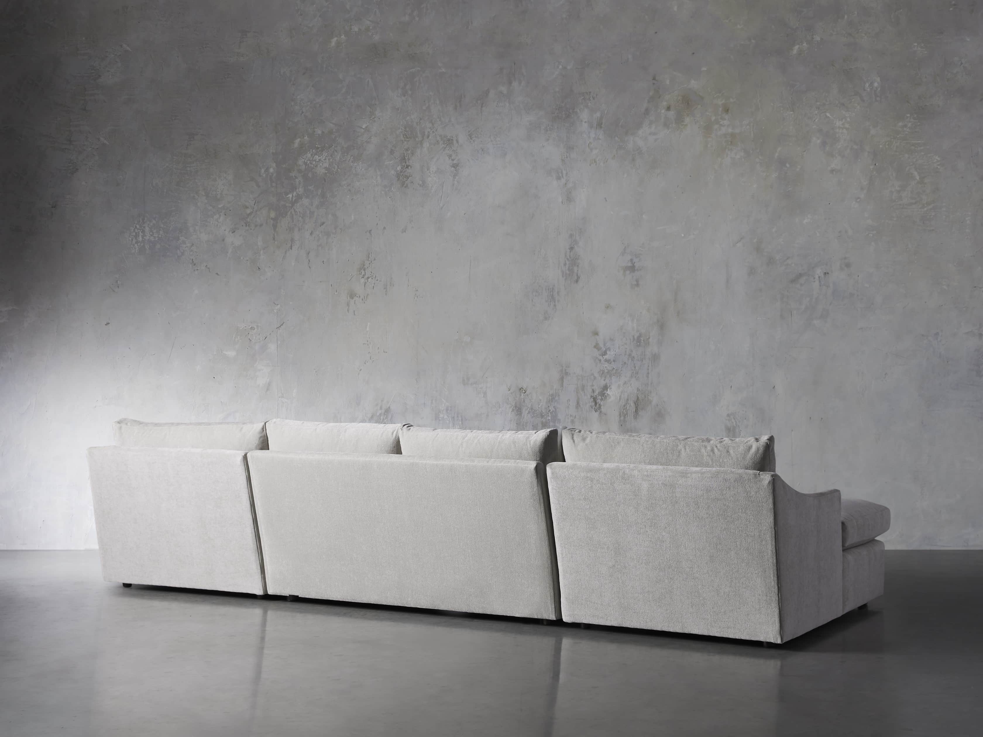 Branson Upholstered 138" Double Chaise Sectional, slide 4 of 7