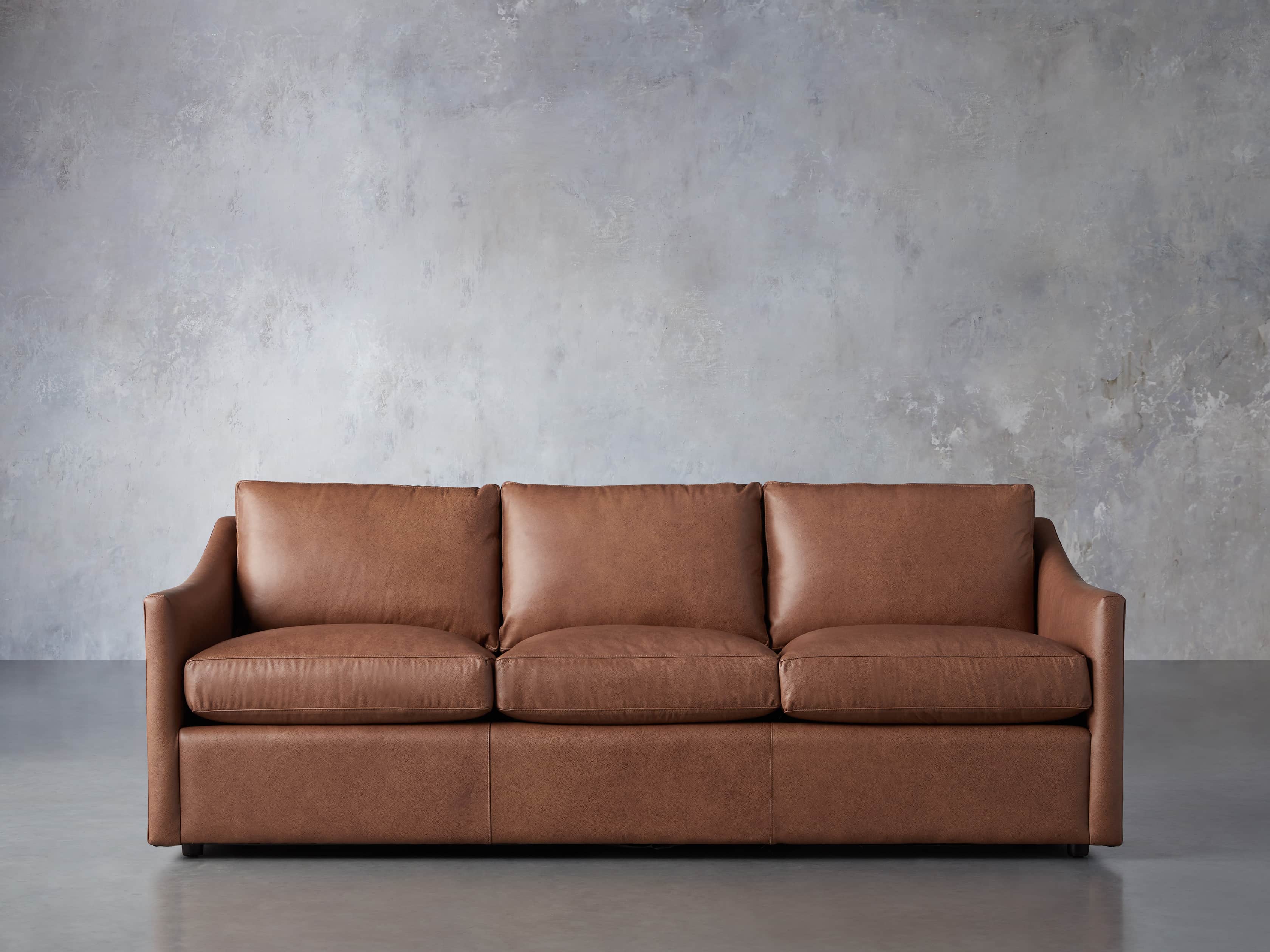 Branson 84" Leather Sofa, slide 2 of 8