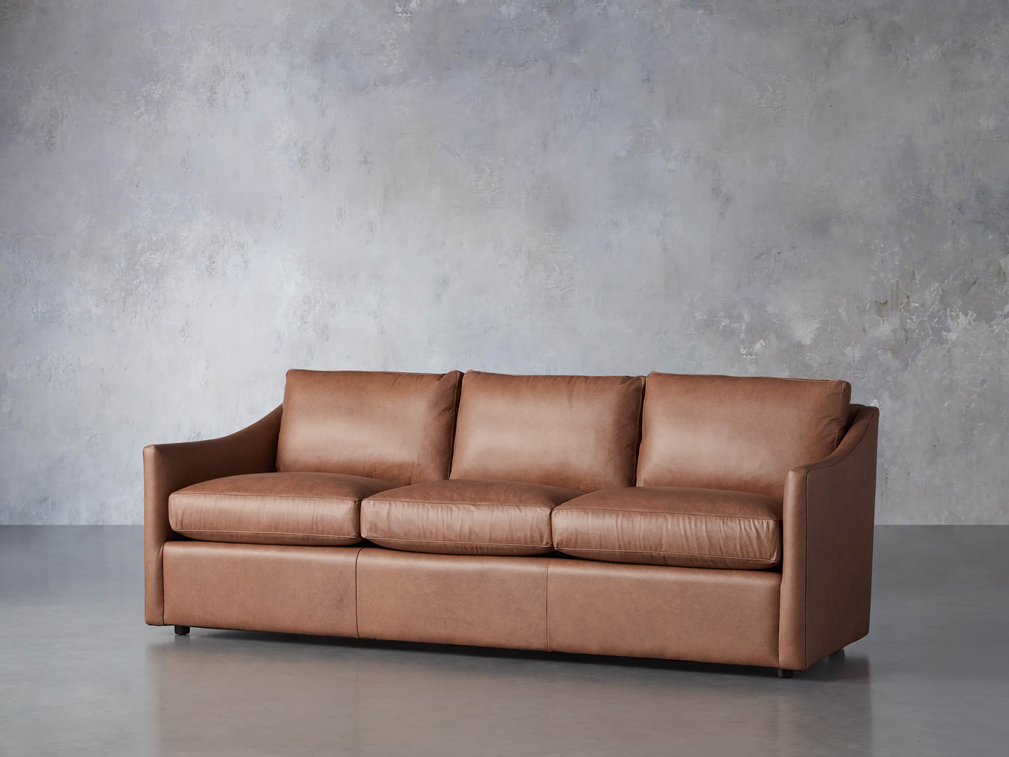 Branson 84" Leather Sofa, slide 3 of 8