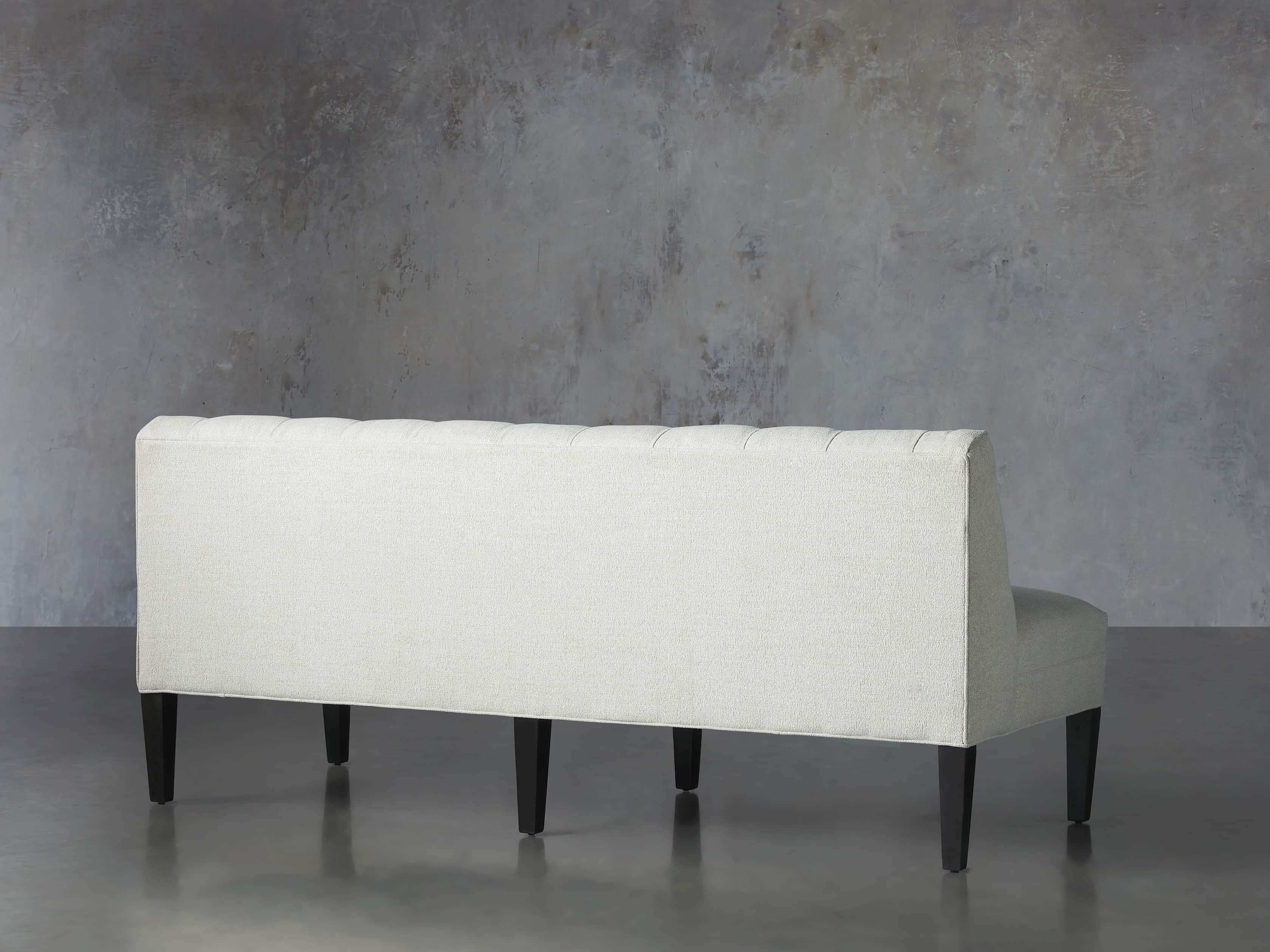 Eaton Upholstered Tufted 80" Settee, slide 4 of 7