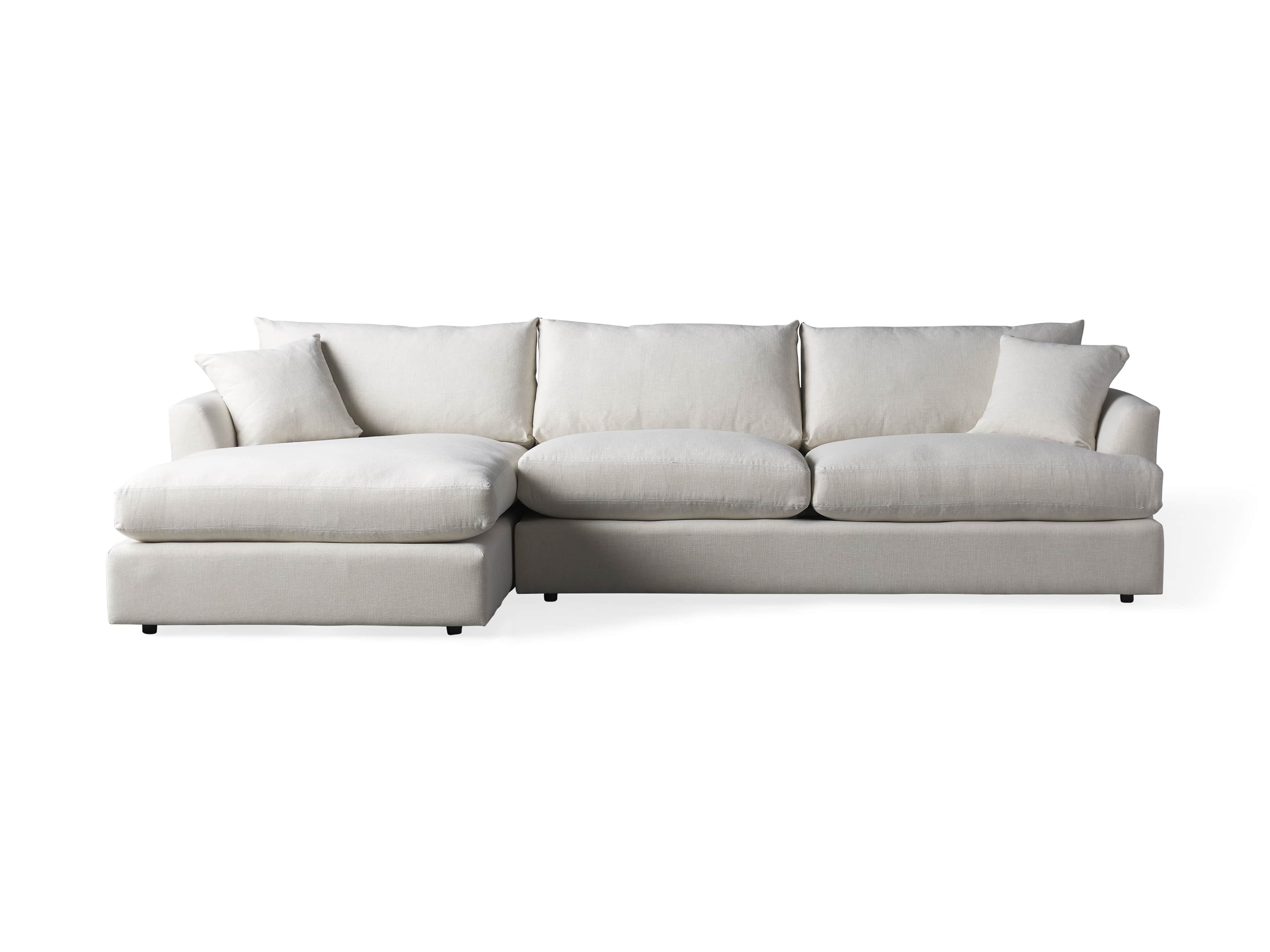 Emory Petite Upholstered Two Piece Sectional, slide 7 of 7