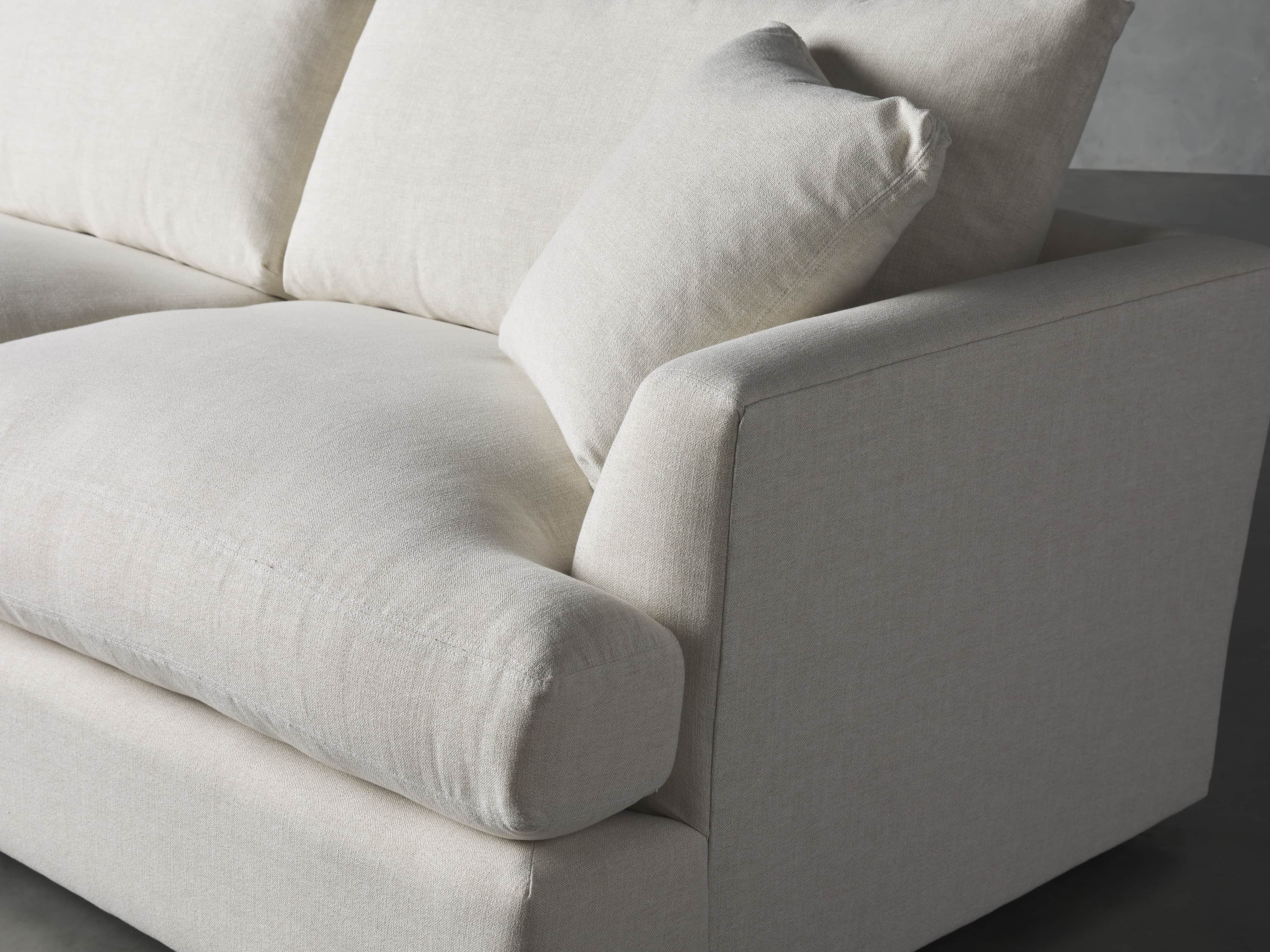 Emory Petite Upholstered Two Piece Sectional, slide 6 of 7
