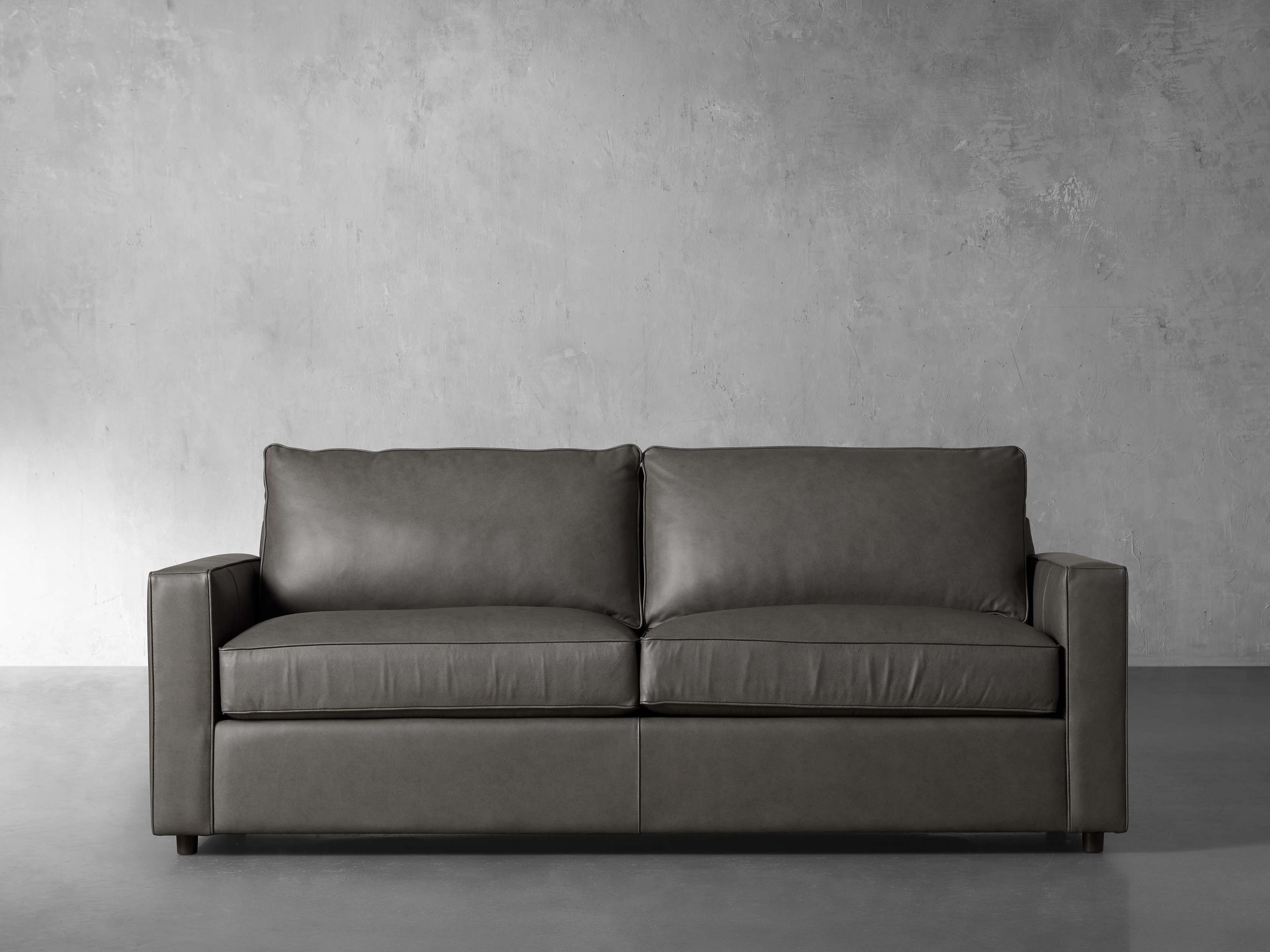 Ore Leather Air Sleeper Sofa Arhaus
