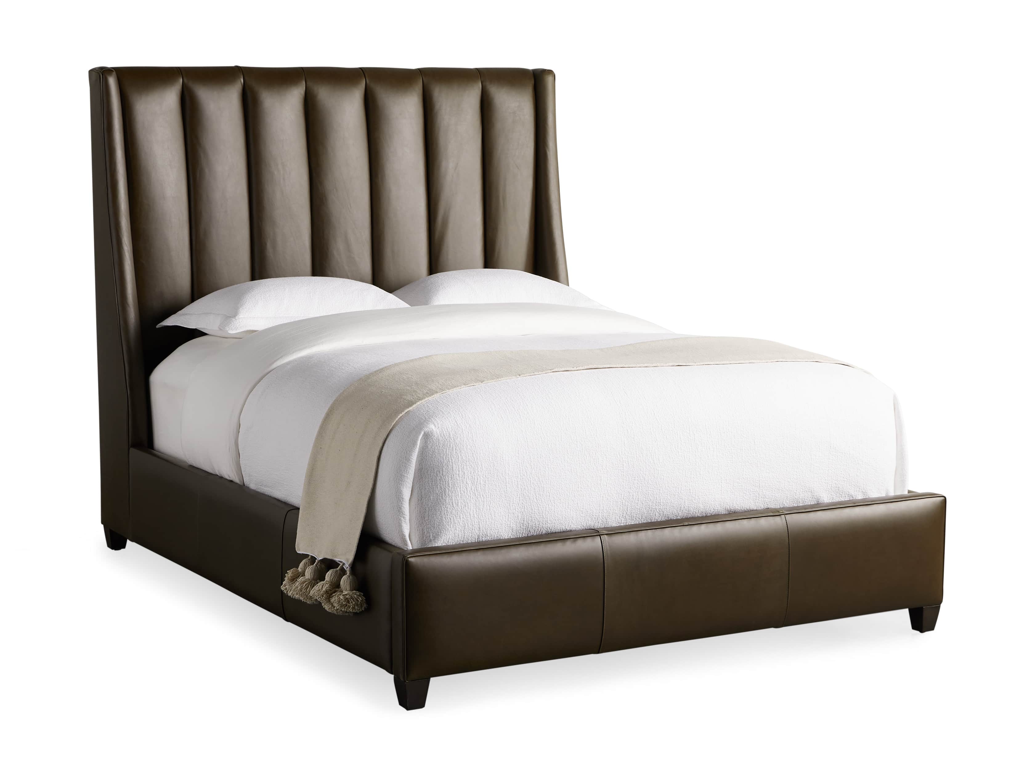 Hayworth Leather 63" Queen Bed, slide 7 of 7