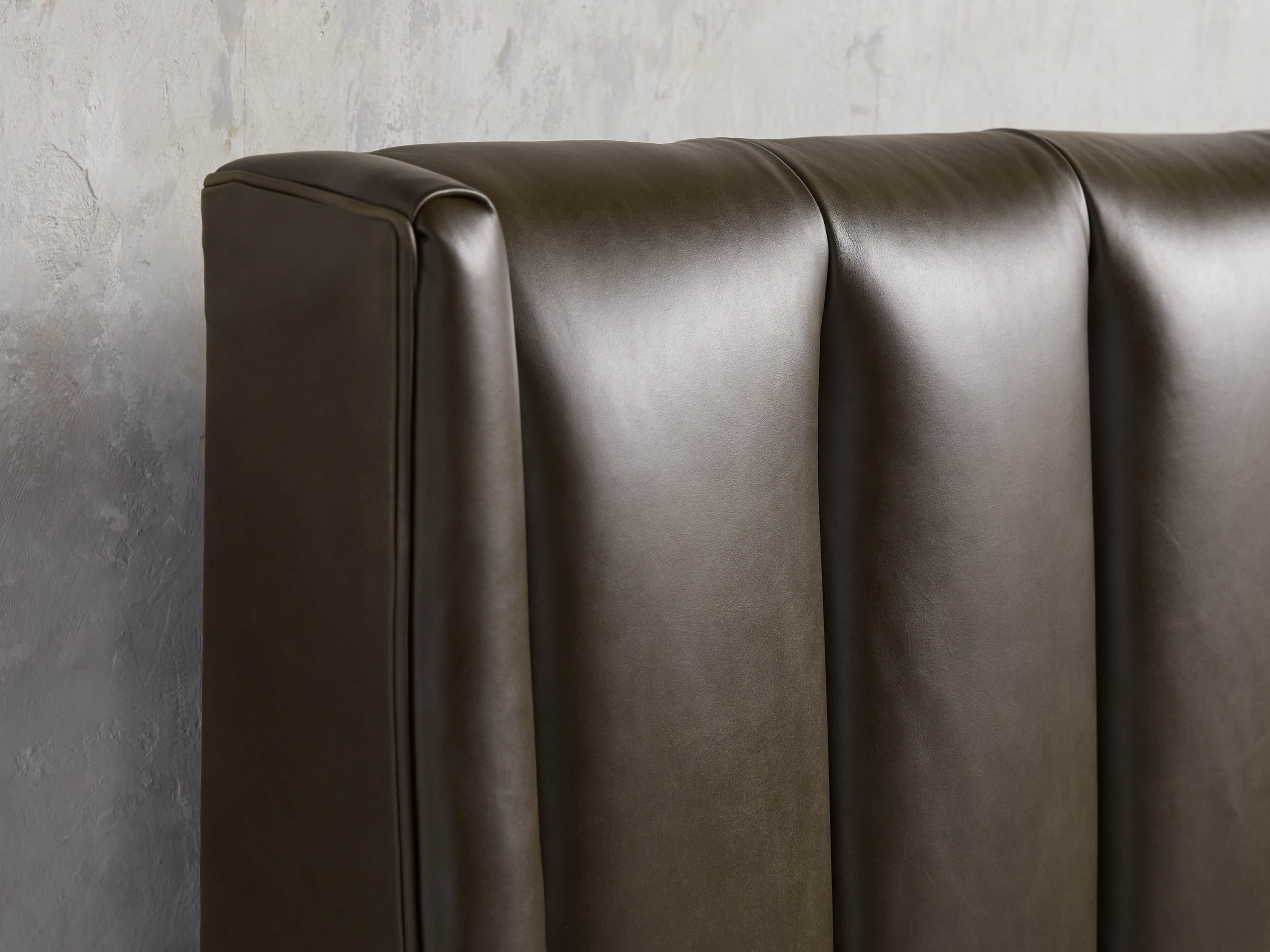 Hayworth Leather 63" Queen Bed, slide 5 of 7