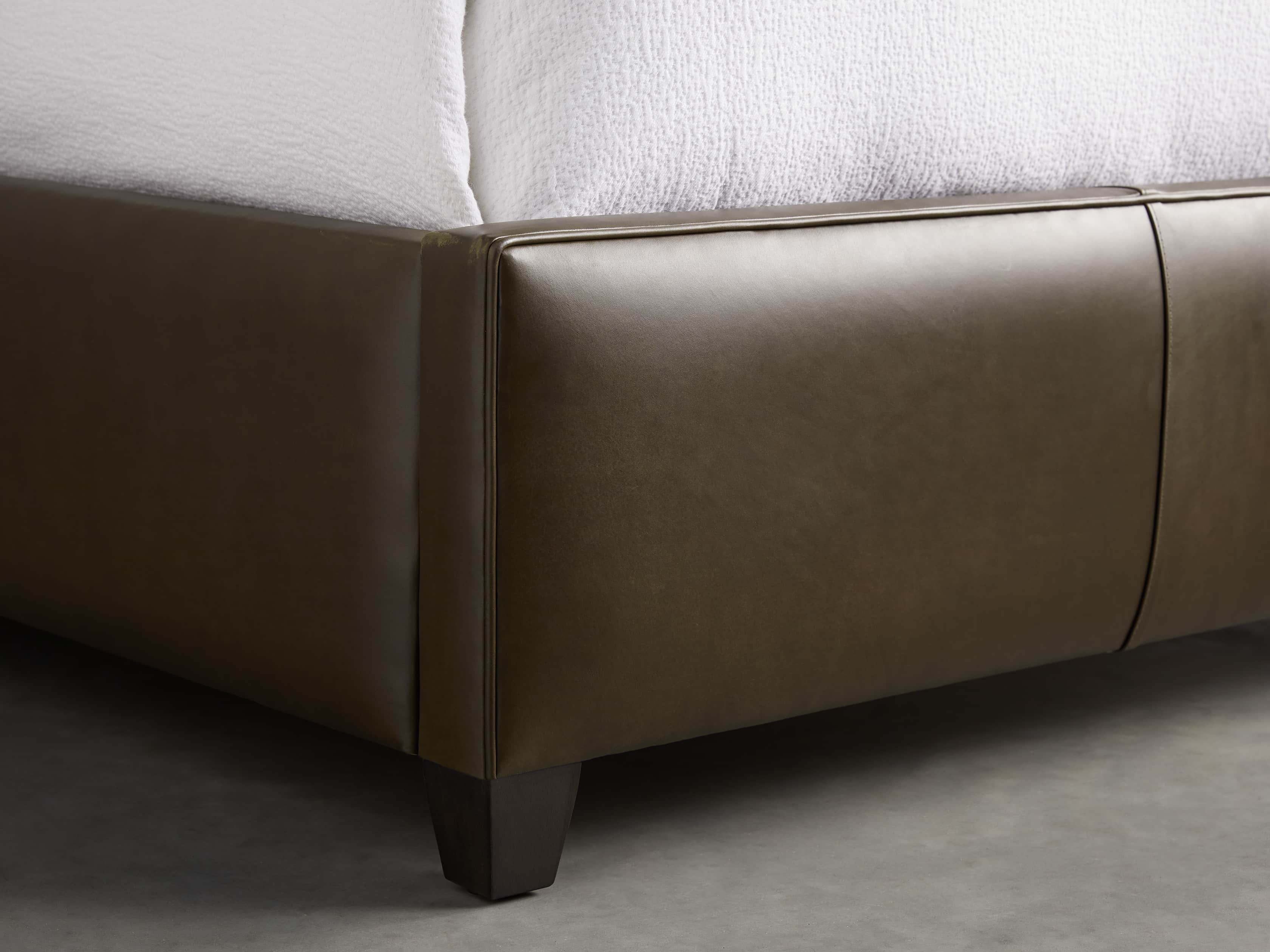 Hayworth Leather 63" Queen Bed, slide 6 of 7