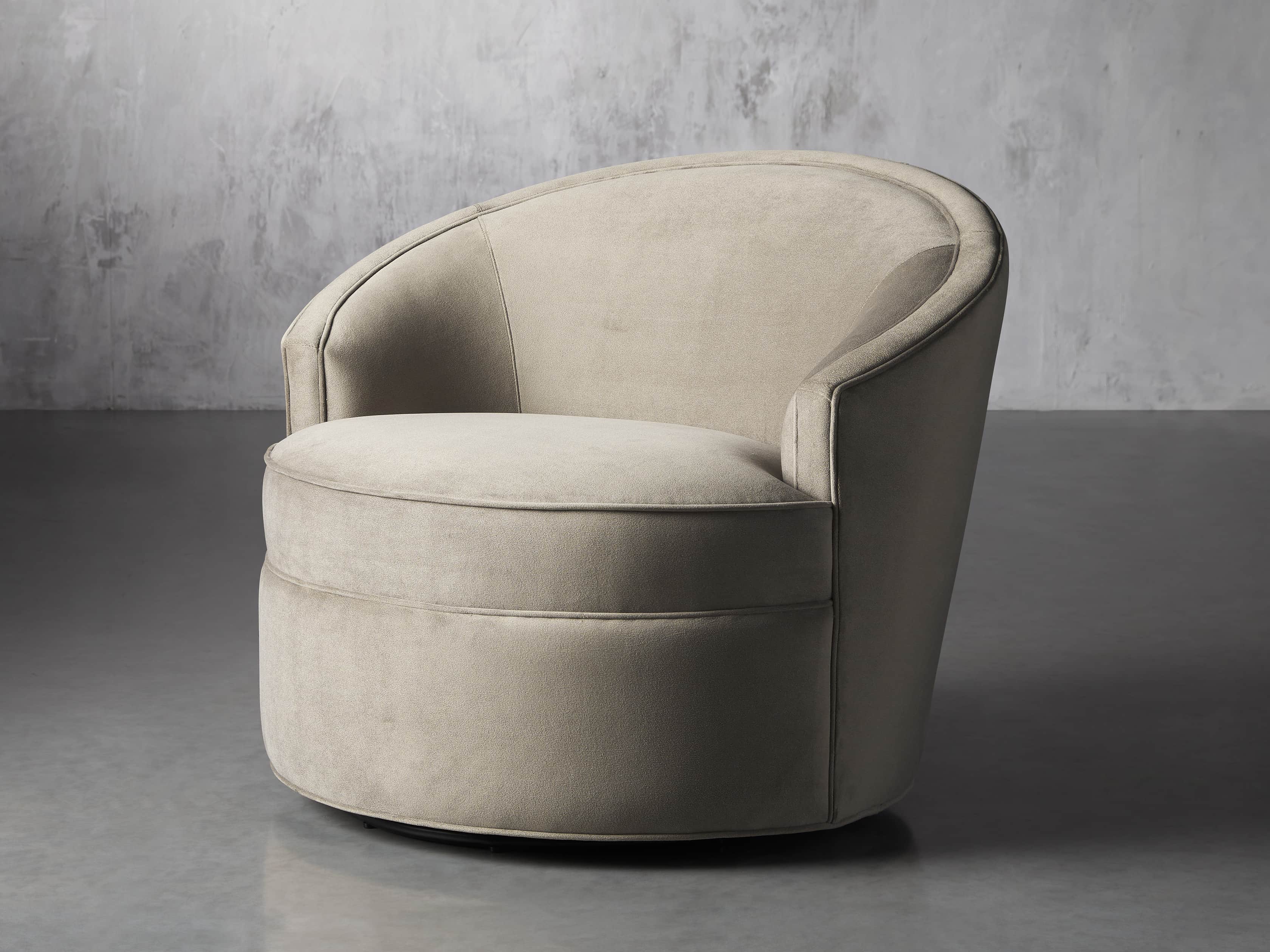Harper Upholstered 39" Swivel Chair, slide 3 of 8