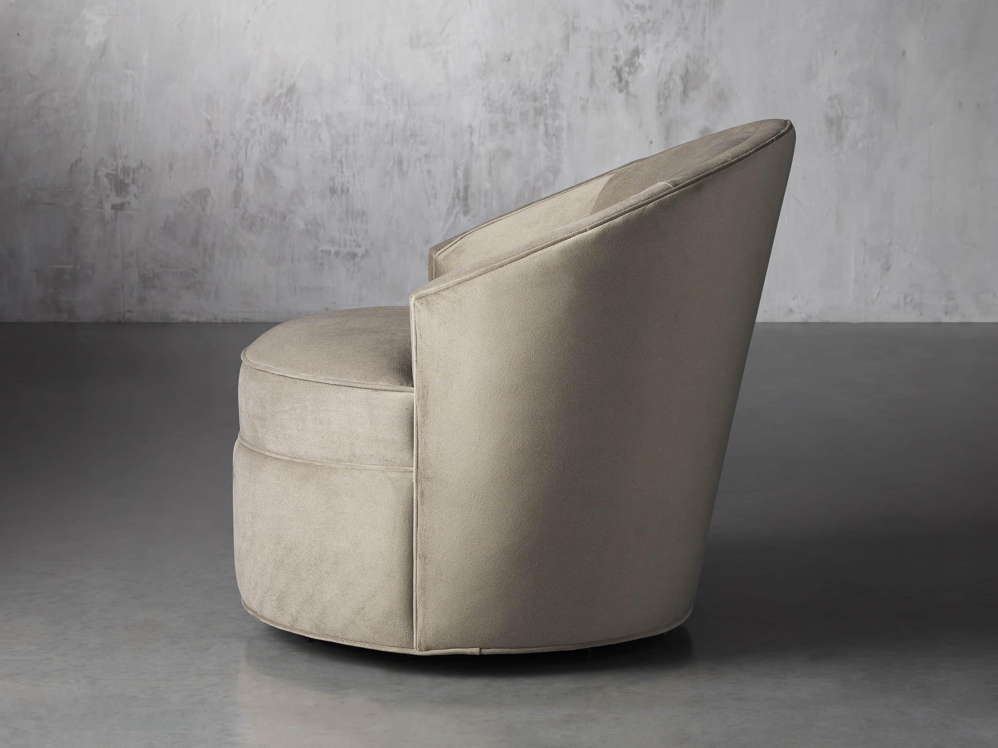 Harper Upholstered 39" Swivel Chair, slide 4 of 8
