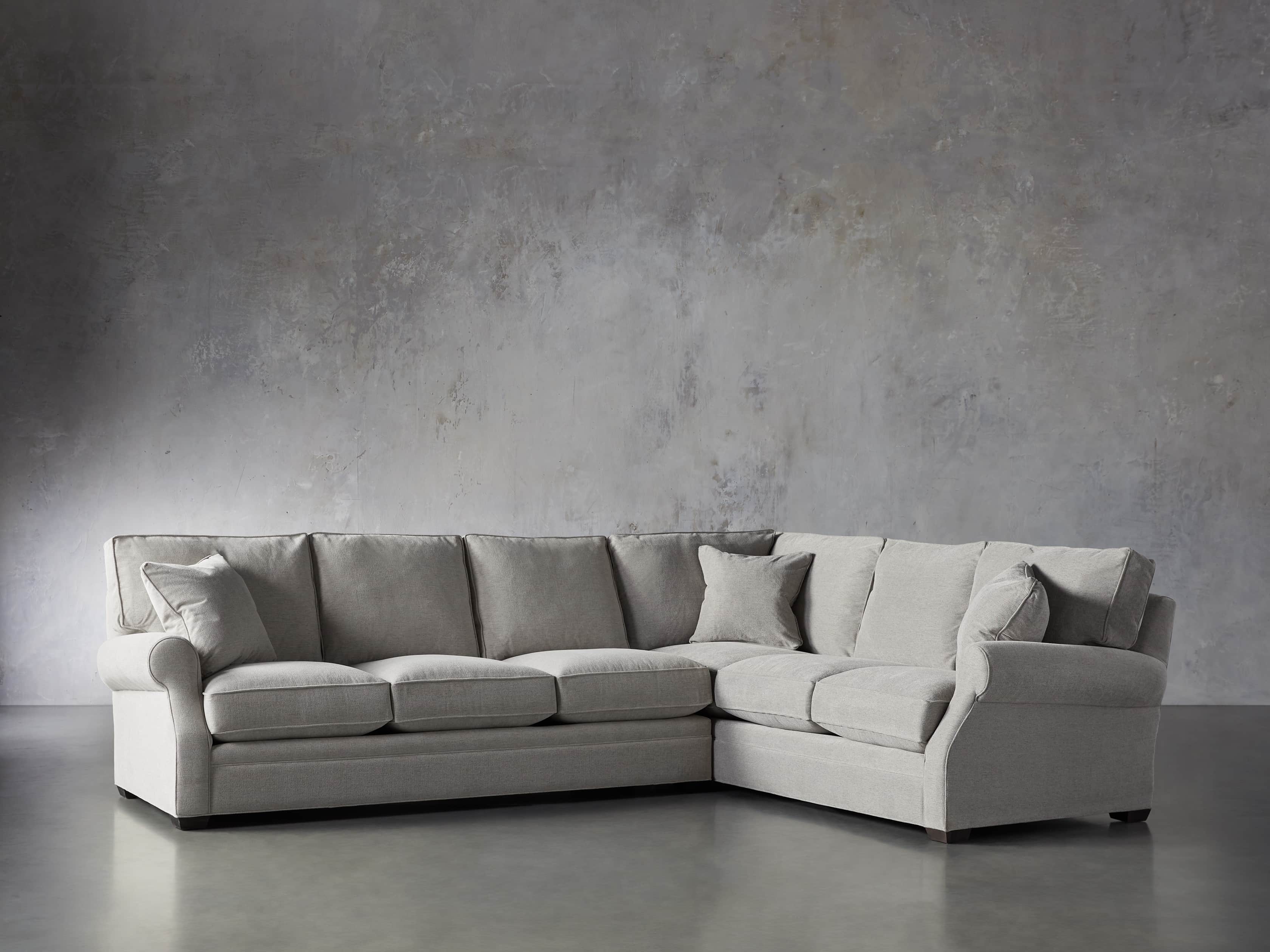 Landsbury Upholstered 131" Right Arm Two Piece Corner Sectional, slide 3 of 6