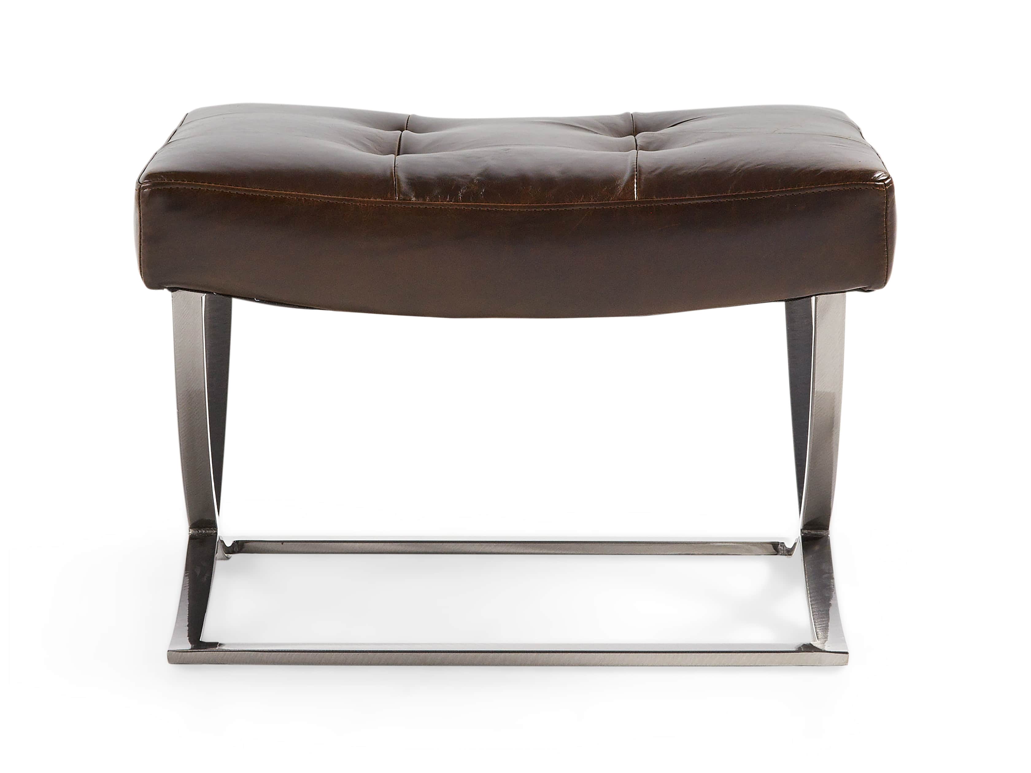Nico Leather 24" Ottoman, slide 2 of 2