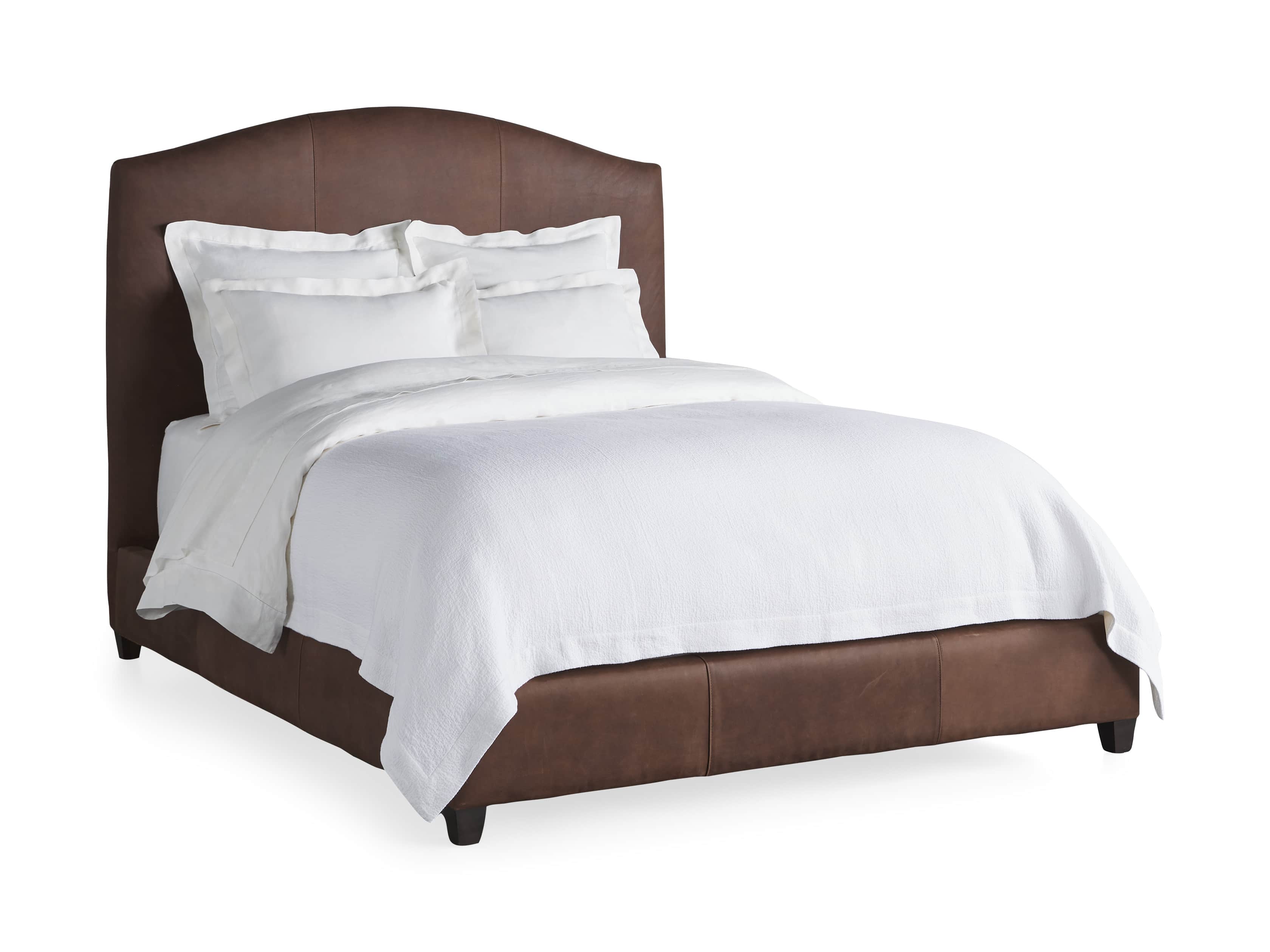 Omani Leather 61" Queen Bed, slide 5 of 5