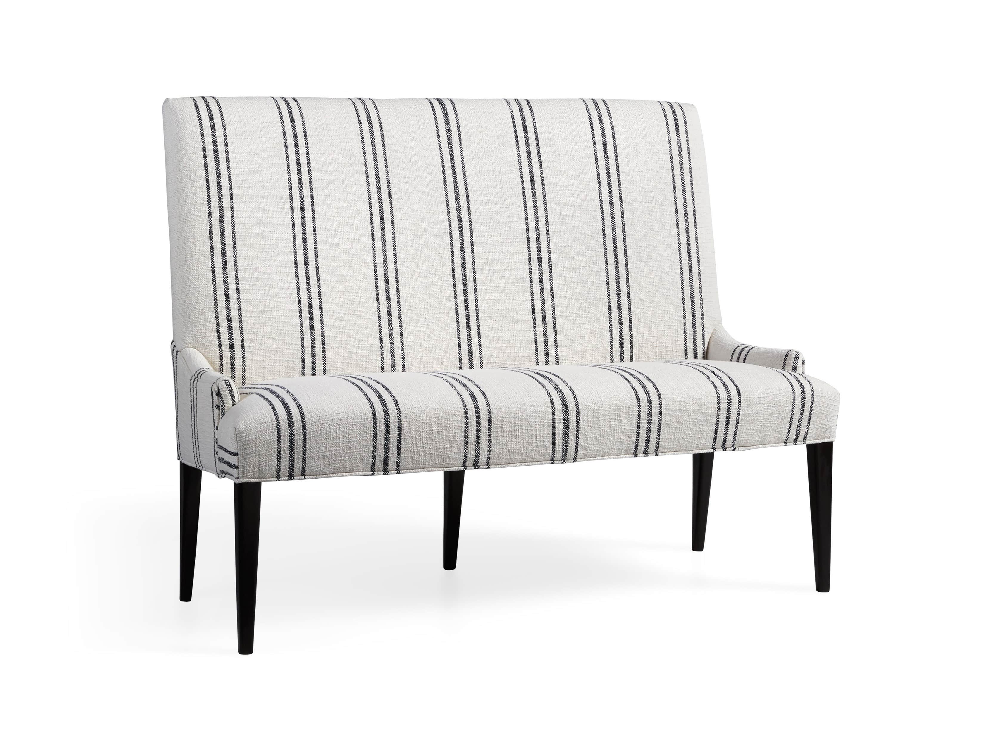 Platinum 58" Upholstered Dining Bench, slide 3 of 6
