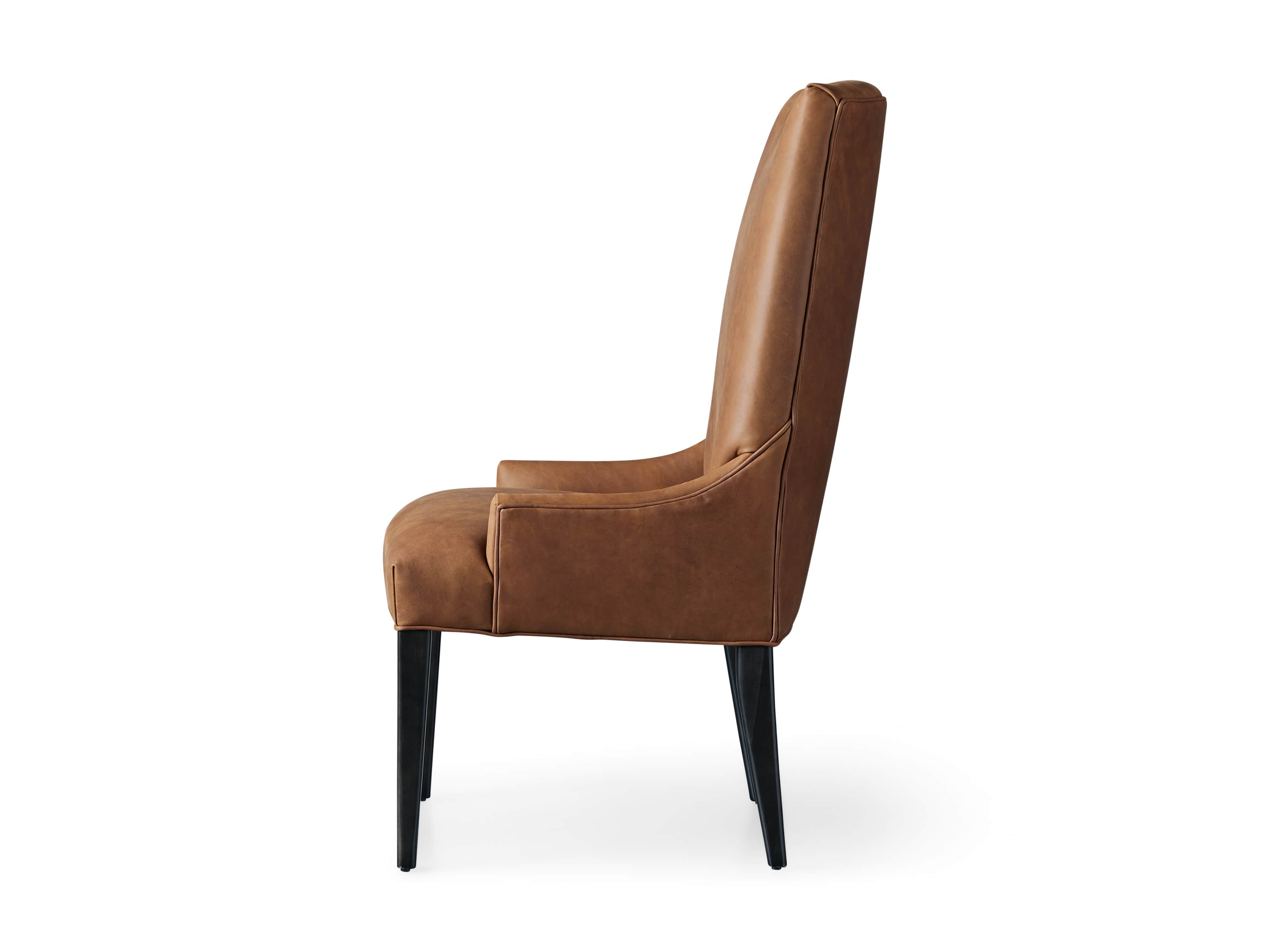 Platinum Leather Dining Side Chair, slide 7 of 7
