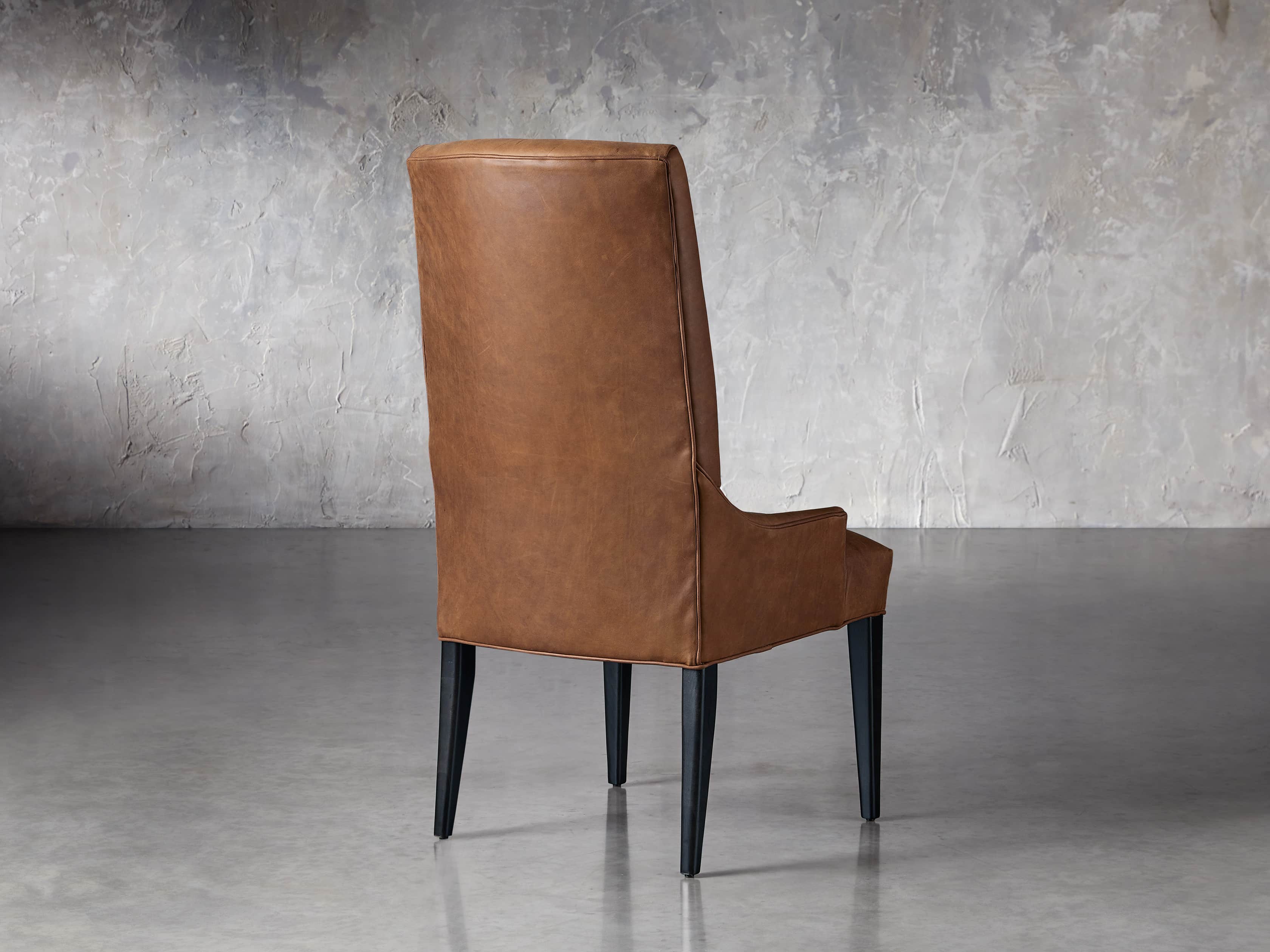 Platinum Leather Dining Side Chair, slide 4 of 7