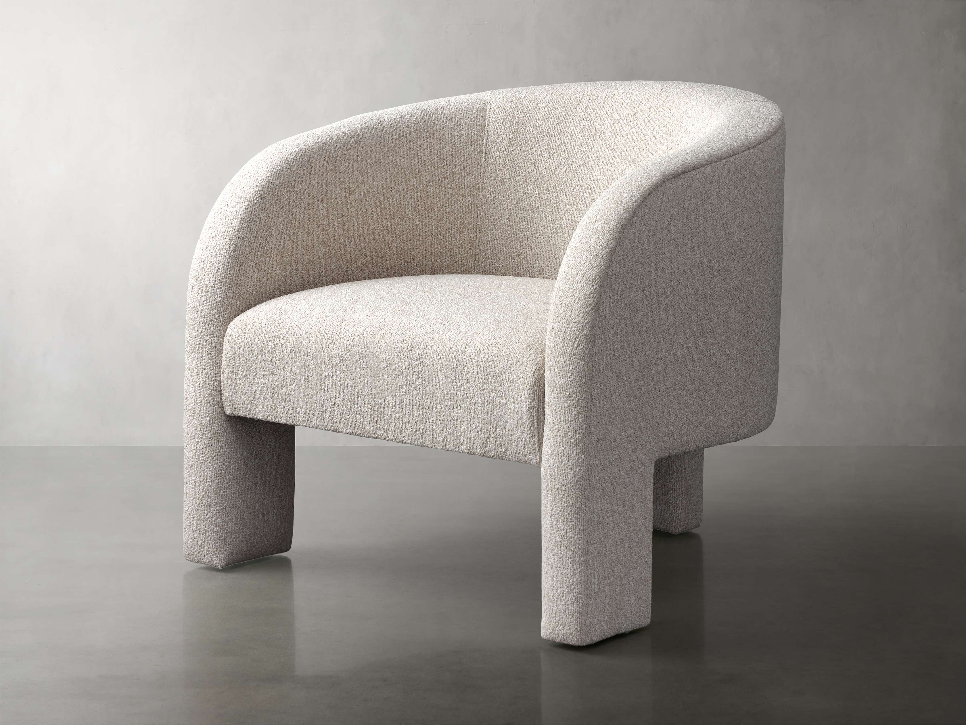 Mara grey velvet discount chair