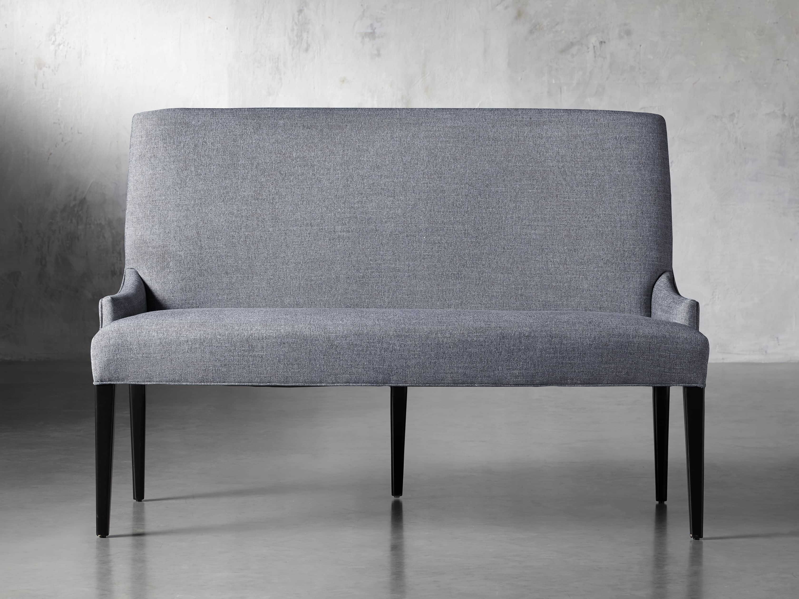Rhen Upholstered 58" Dining Bench, slide 2 of 8