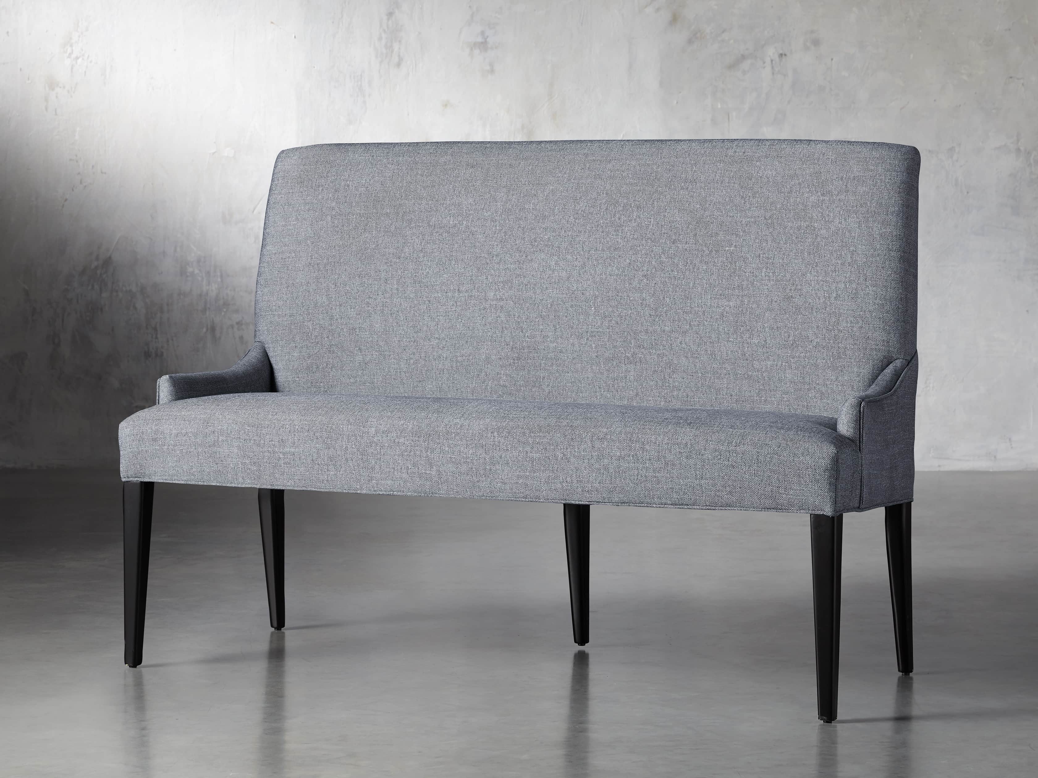 Rhen Upholstered 58" Dining Bench, slide 3 of 8