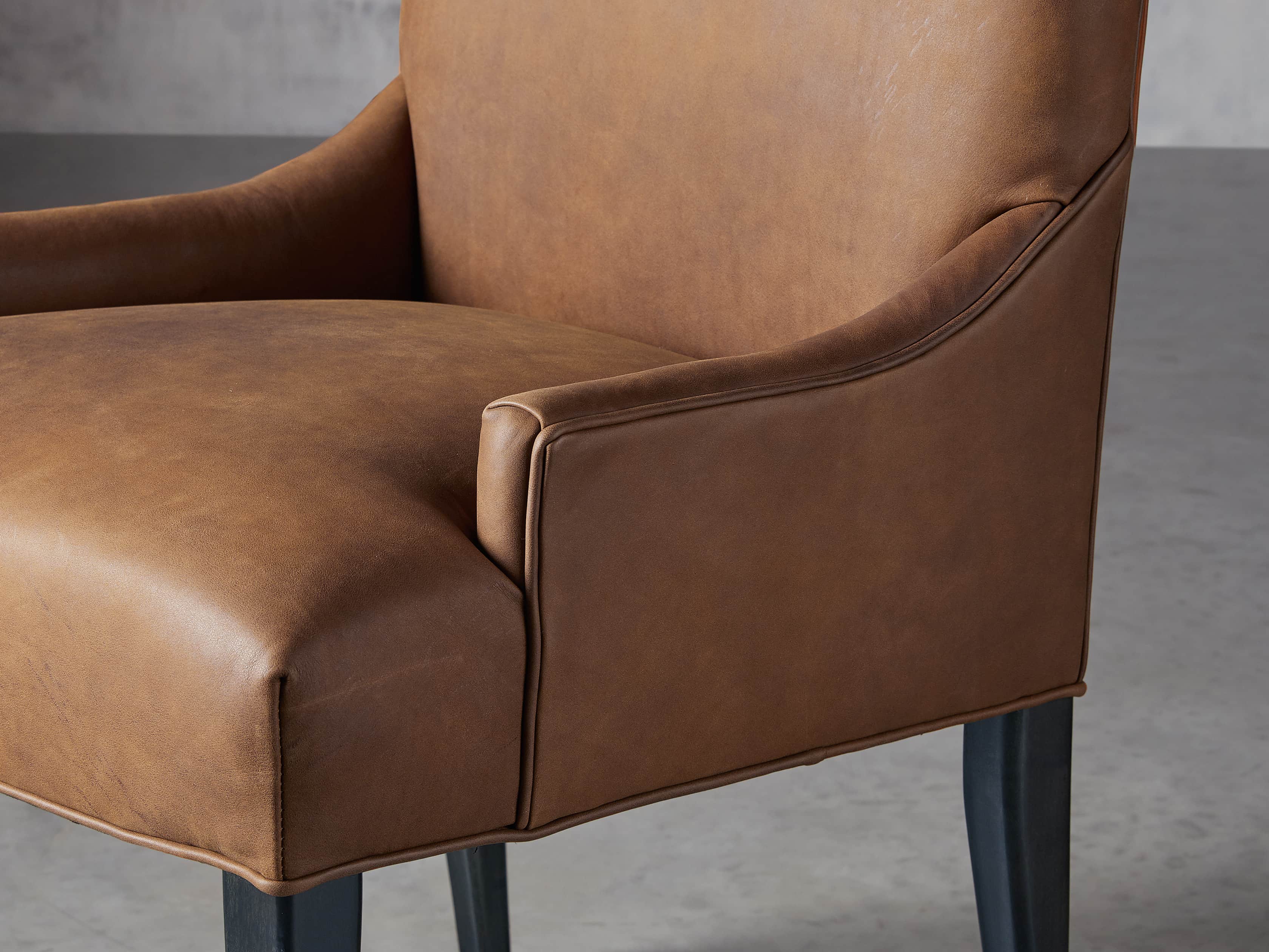 Rhen Leather Dining Side Chair, slide 6 of 8
