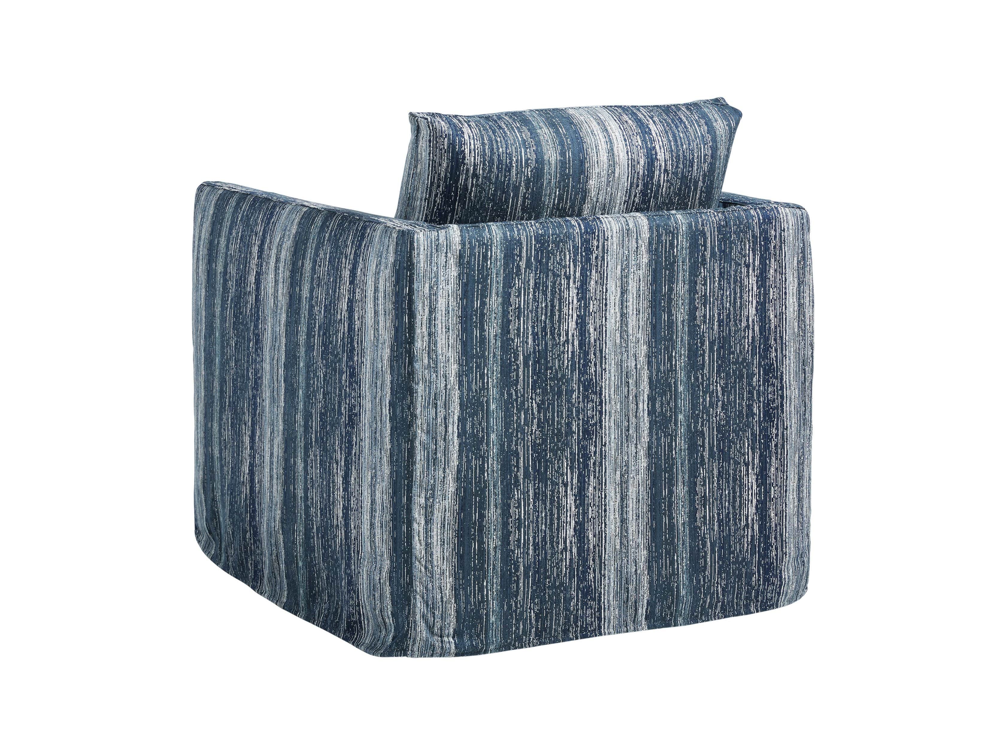 Spinnaker Outdoor Slipcovered 32" Swivel Chair