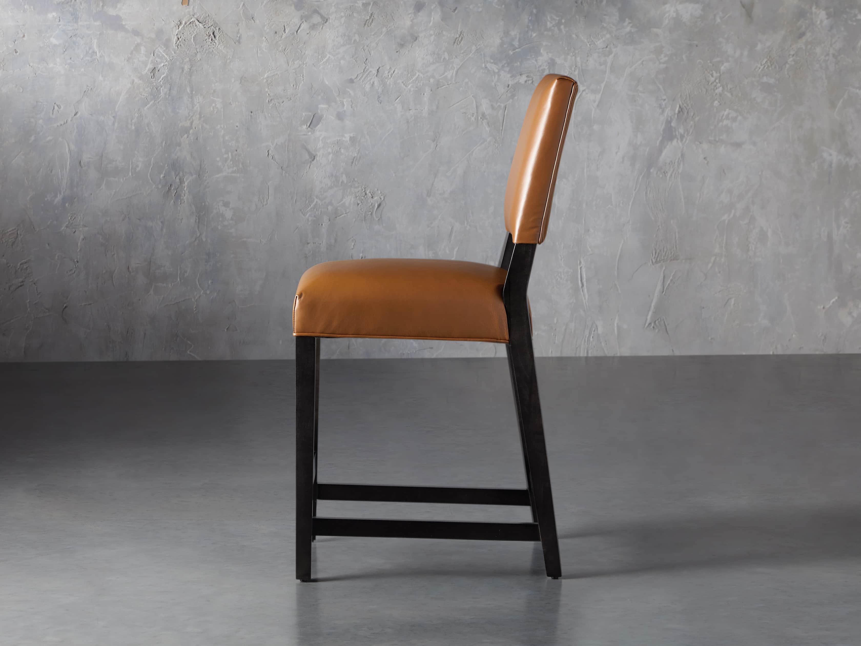 Teddi Leather Counter Stool, slide 4 of 9