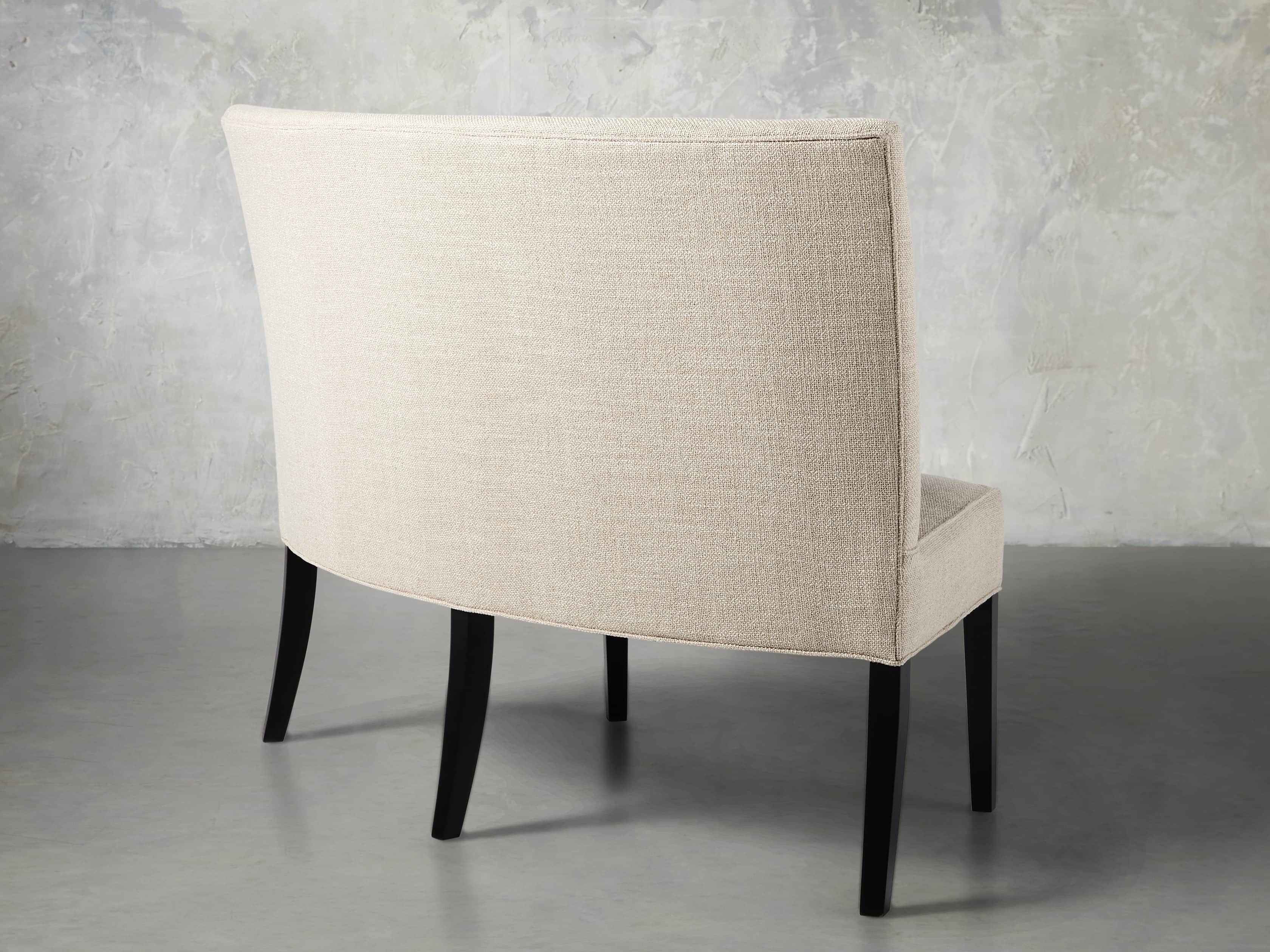 Tao Upholstered 59" Curved Bench