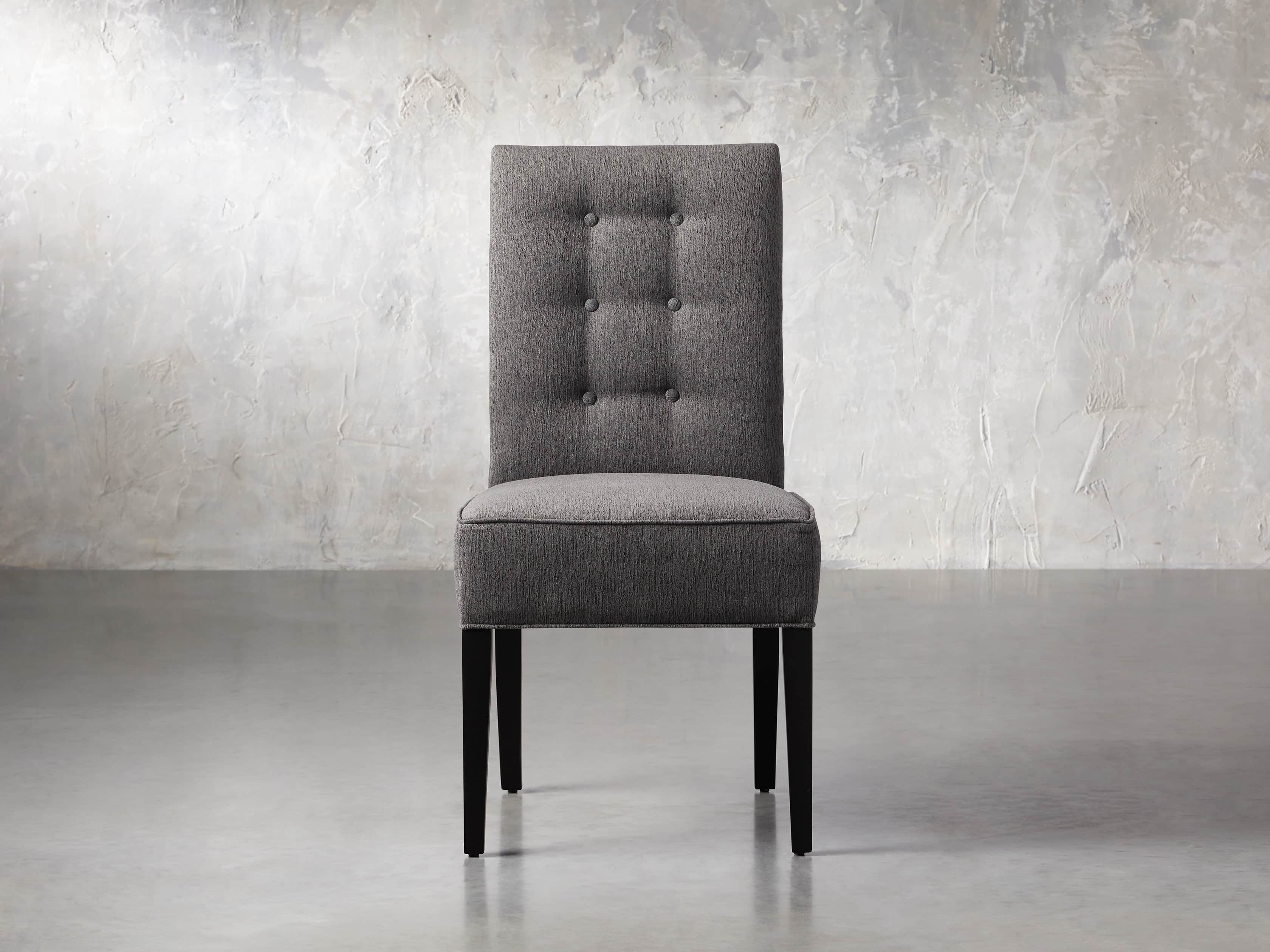 Tao 21" Upholstered Tufted Dining Side Chair, slide 1 of 7