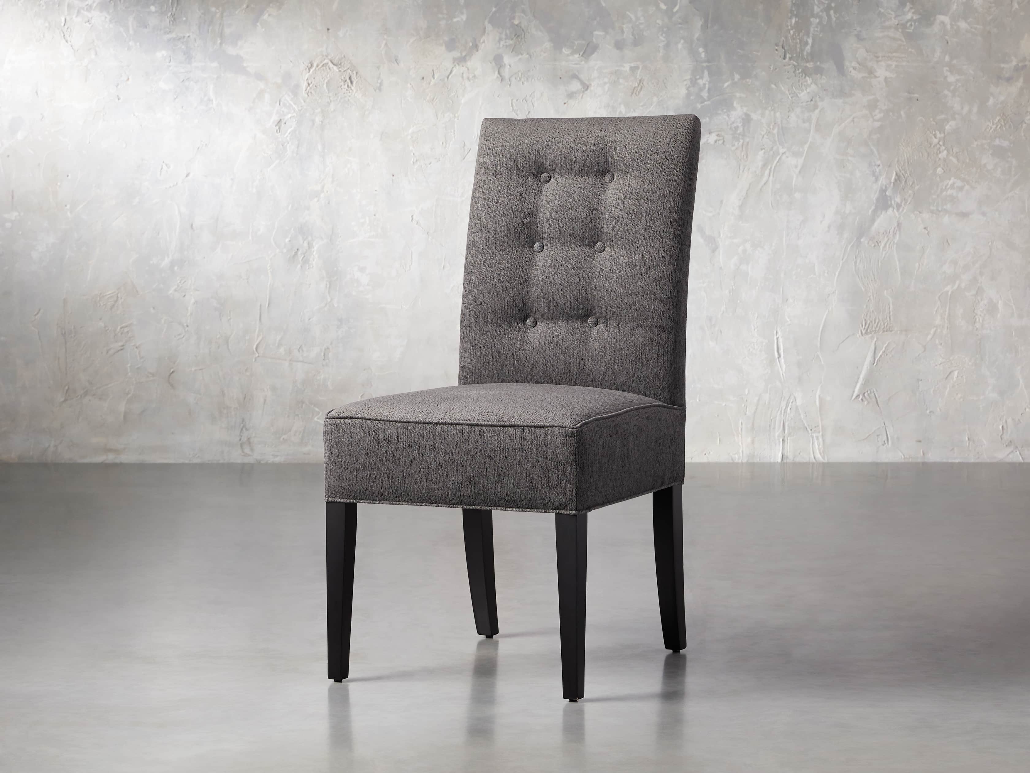 Tao 21" Upholstered Tufted Dining Side Chair, slide 2 of 7