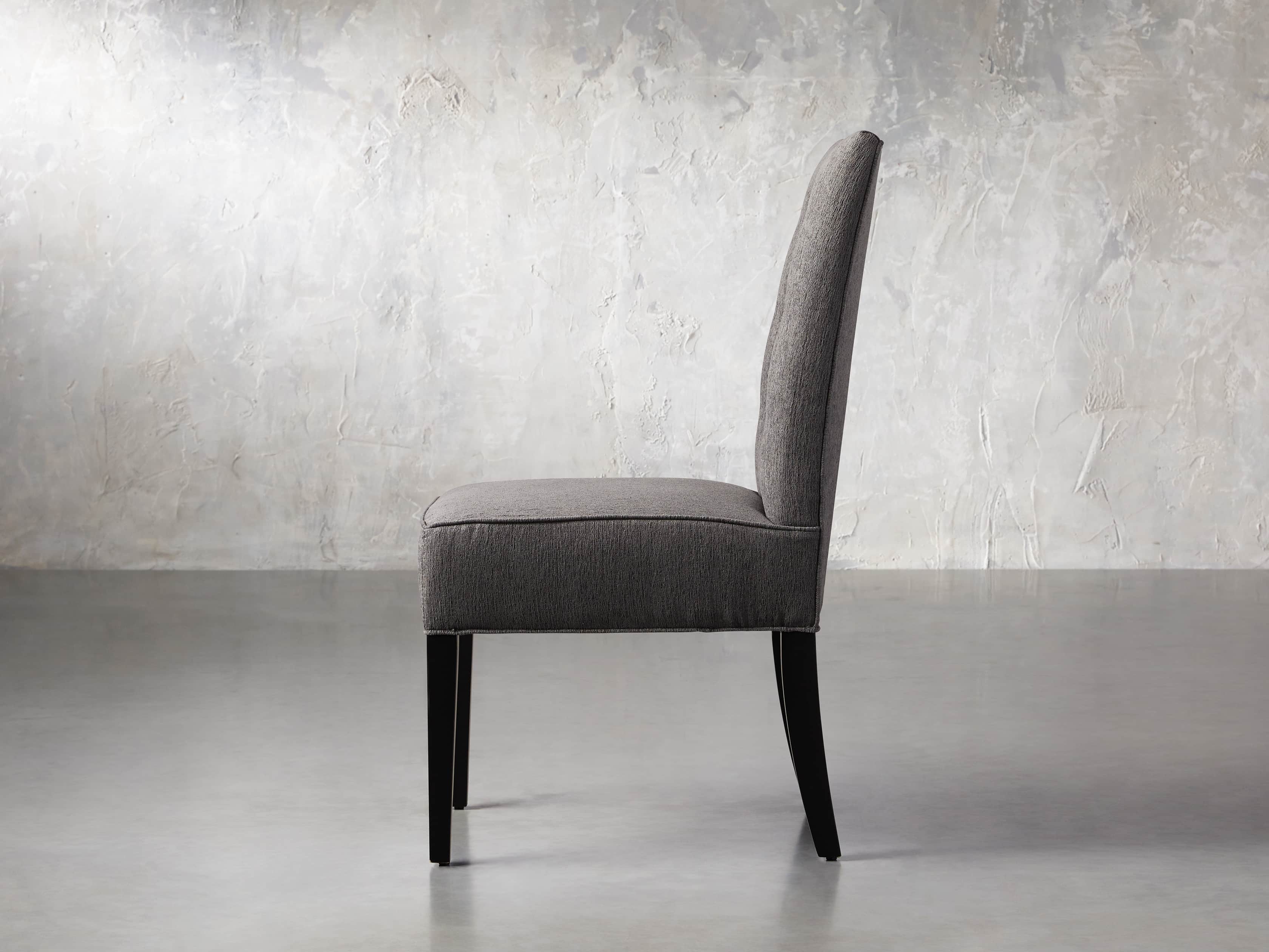 Tao 21" Upholstered Tufted Dining Side Chair, slide 3 of 7