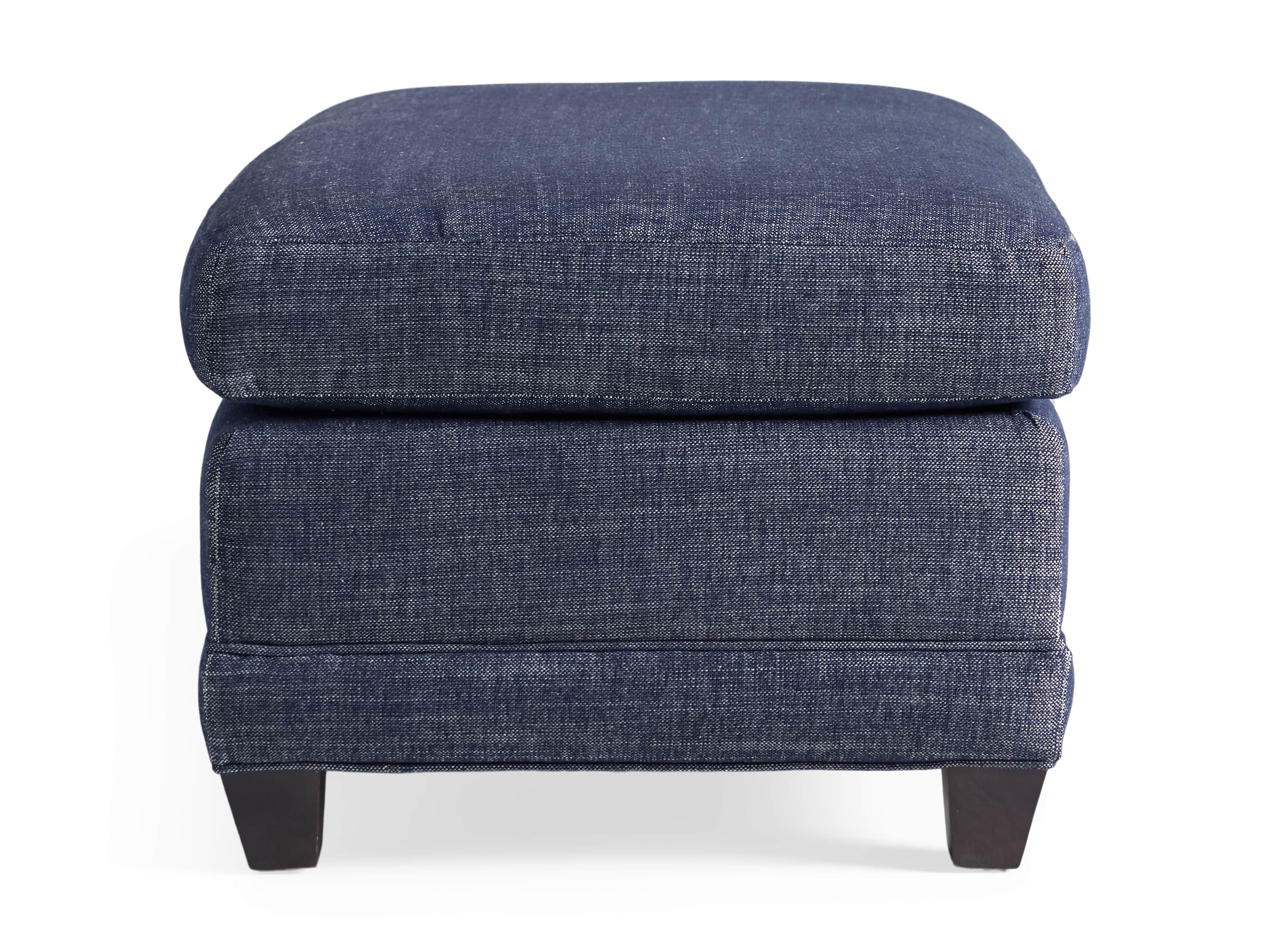 Vangogh 35" Upholstered Ottoman in Nomad Navy, slide 8 of 8