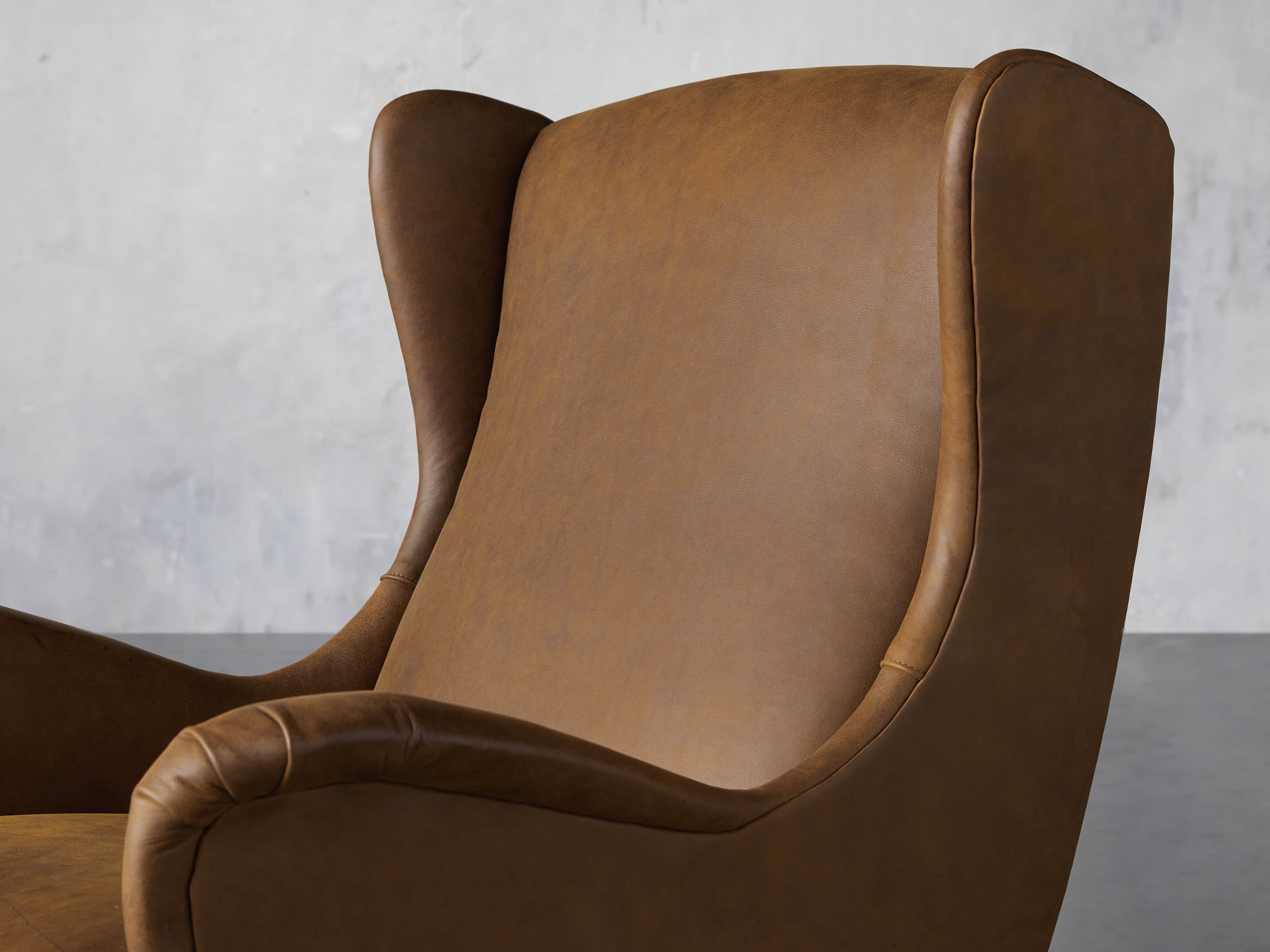 Wesley Leather 31" Chair, slide 7 of 9