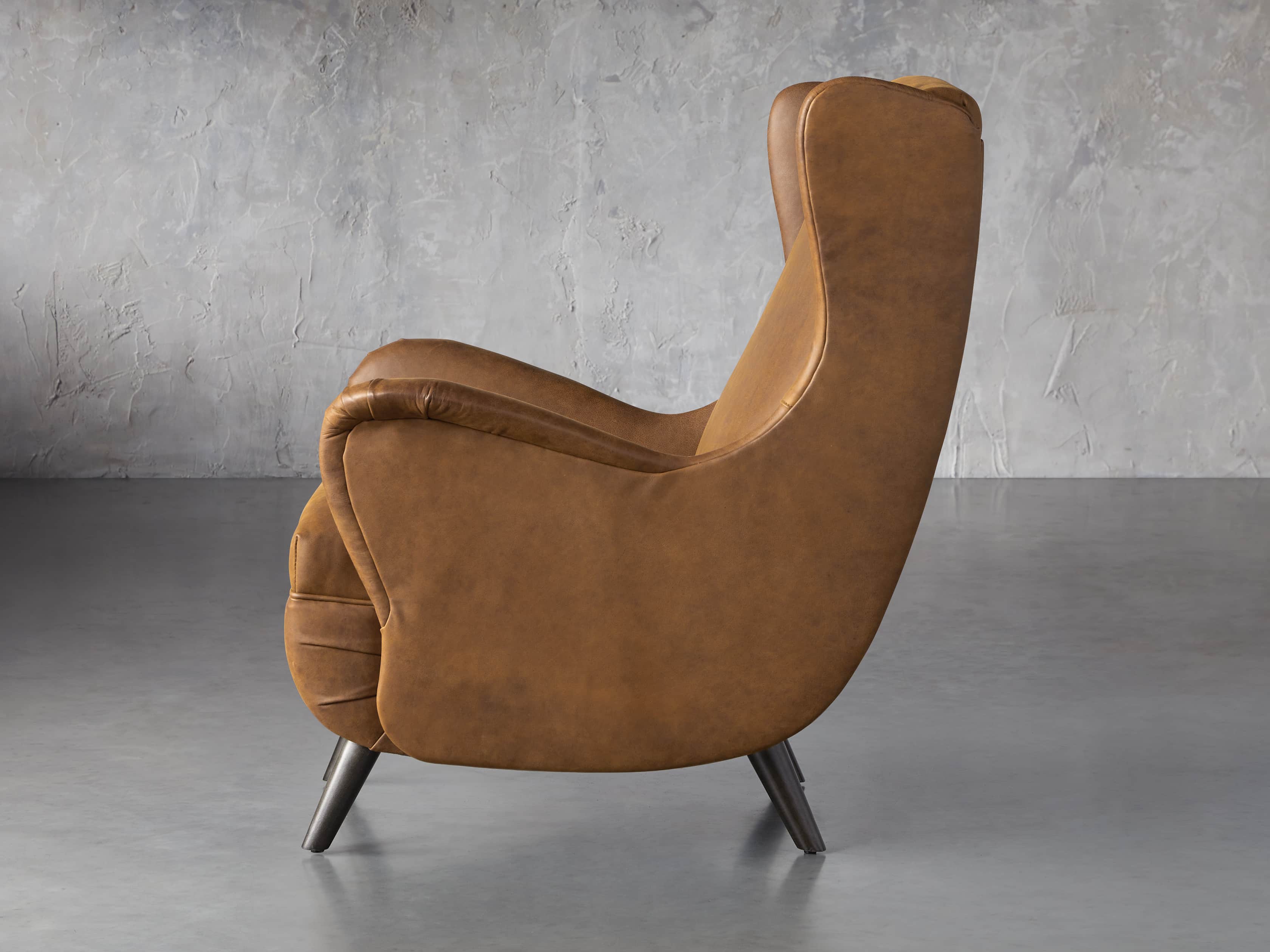 Wesley Leather 31" Chair, slide 5 of 9