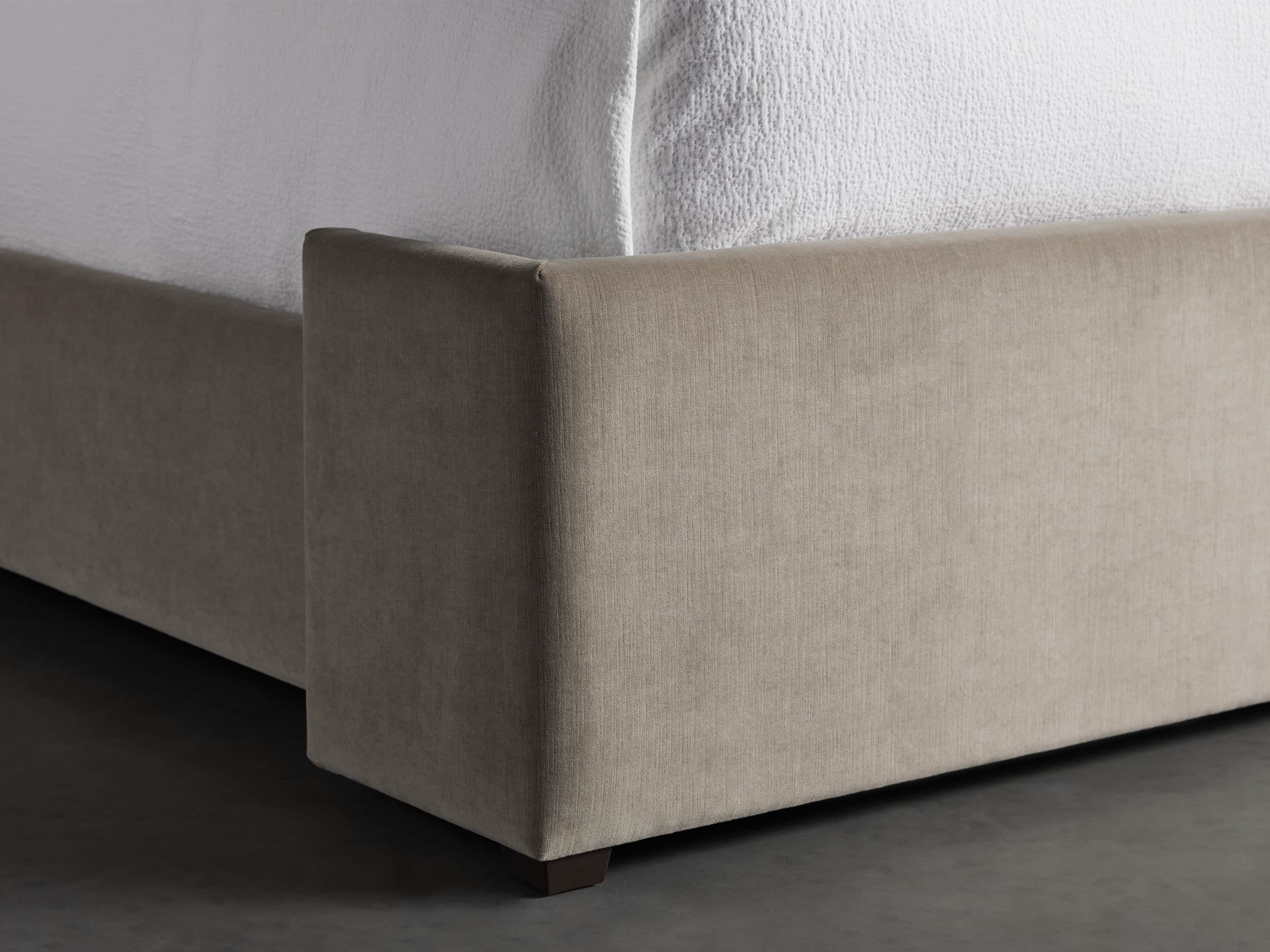 Wyller Upholstered 52" King Bed in Veronica Latte, slide 4 of 9