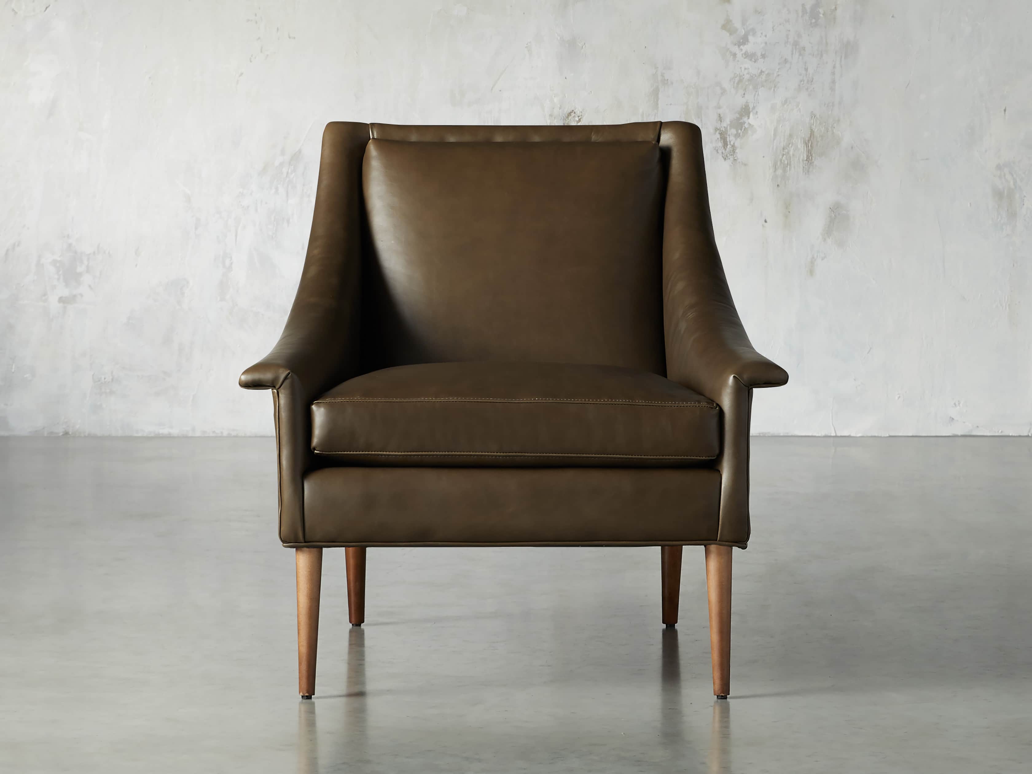 Zella Leather 32" Chair, slide 2 of 8