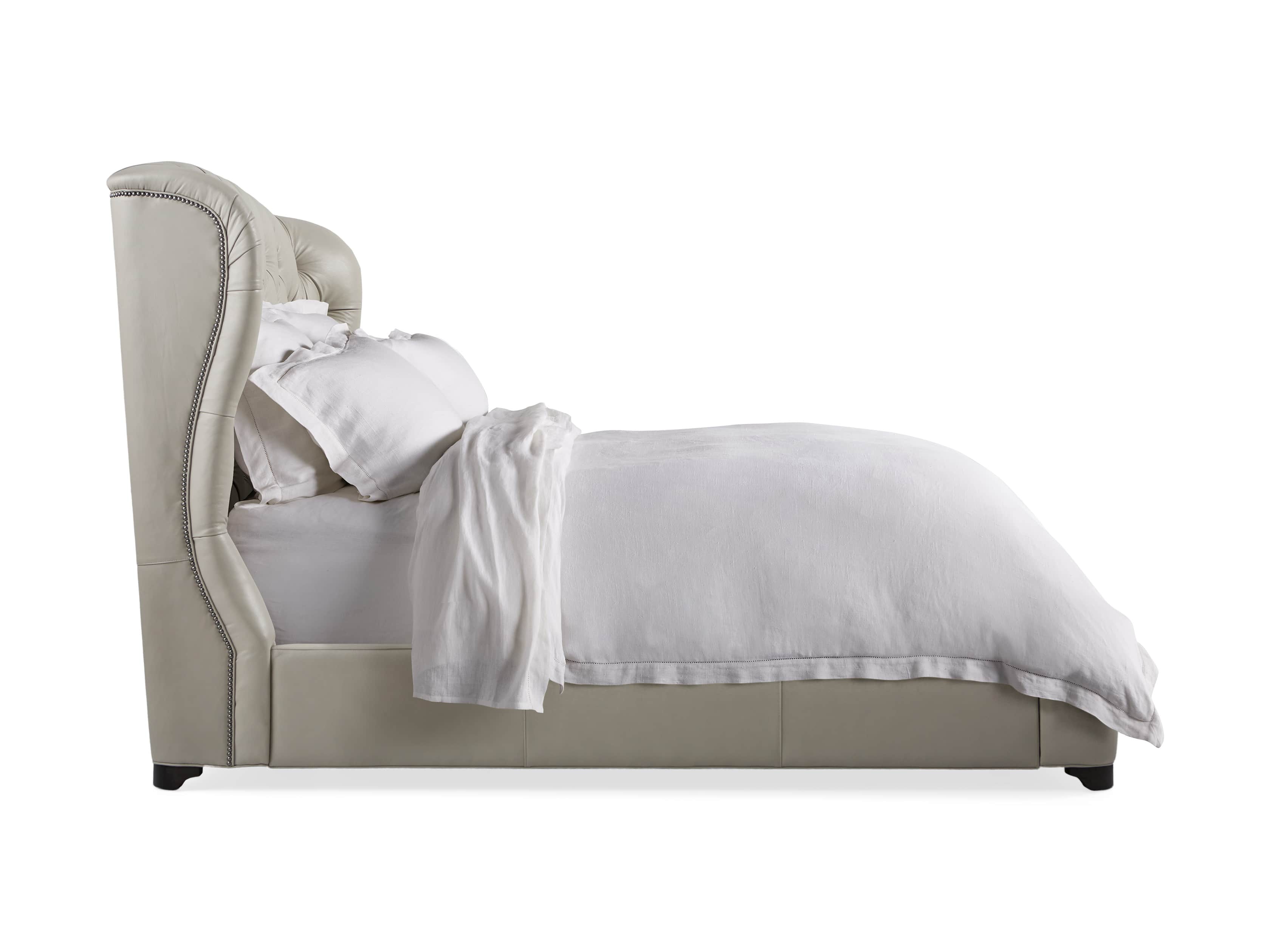 Mariah Leather 64" Queen Bed, slide 6 of 6