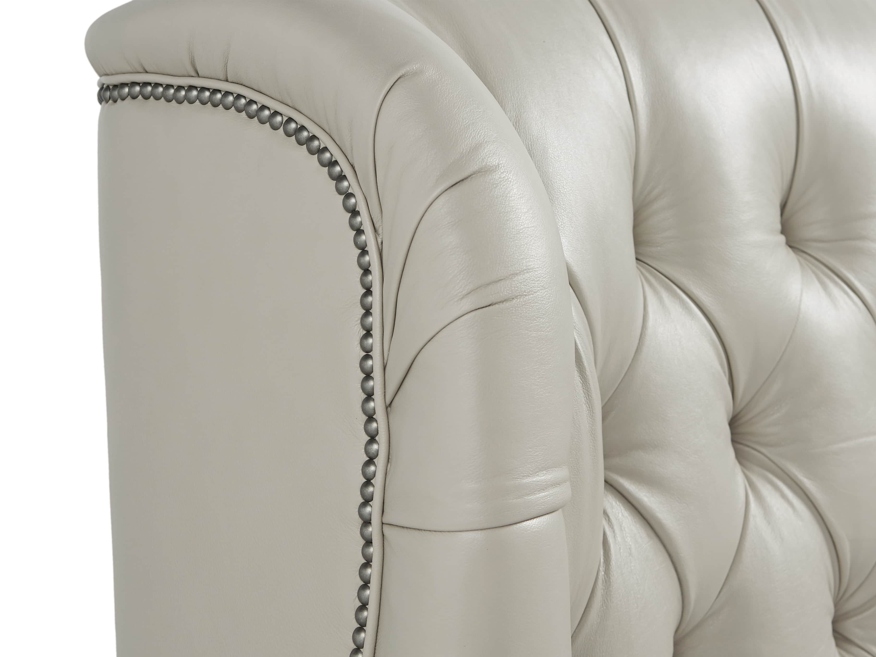 Mariah Leather 64" Queen Bed, slide 4 of 6