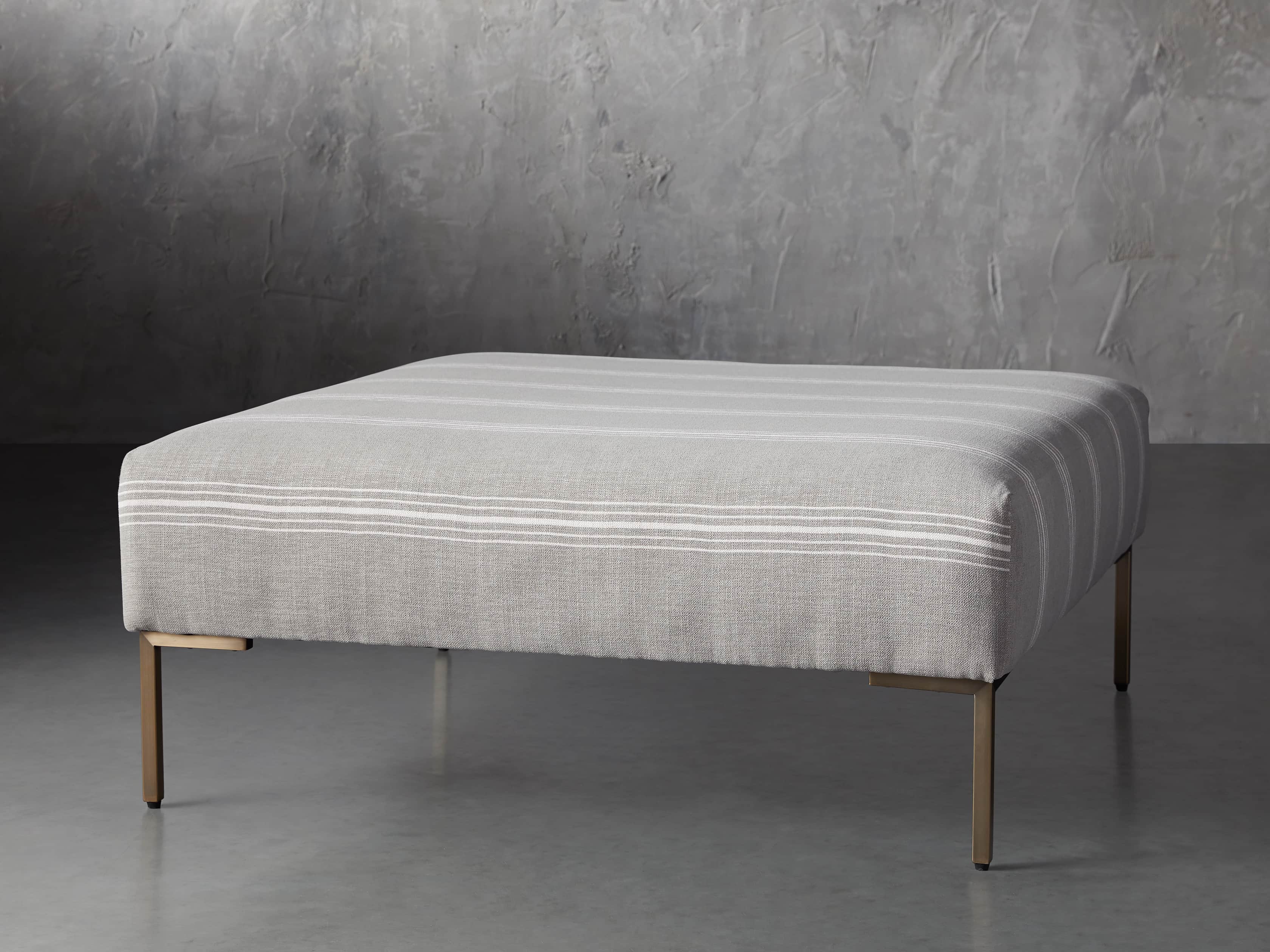 Tilton Upholstered 40" Square Ottoman, slide 2 of 5