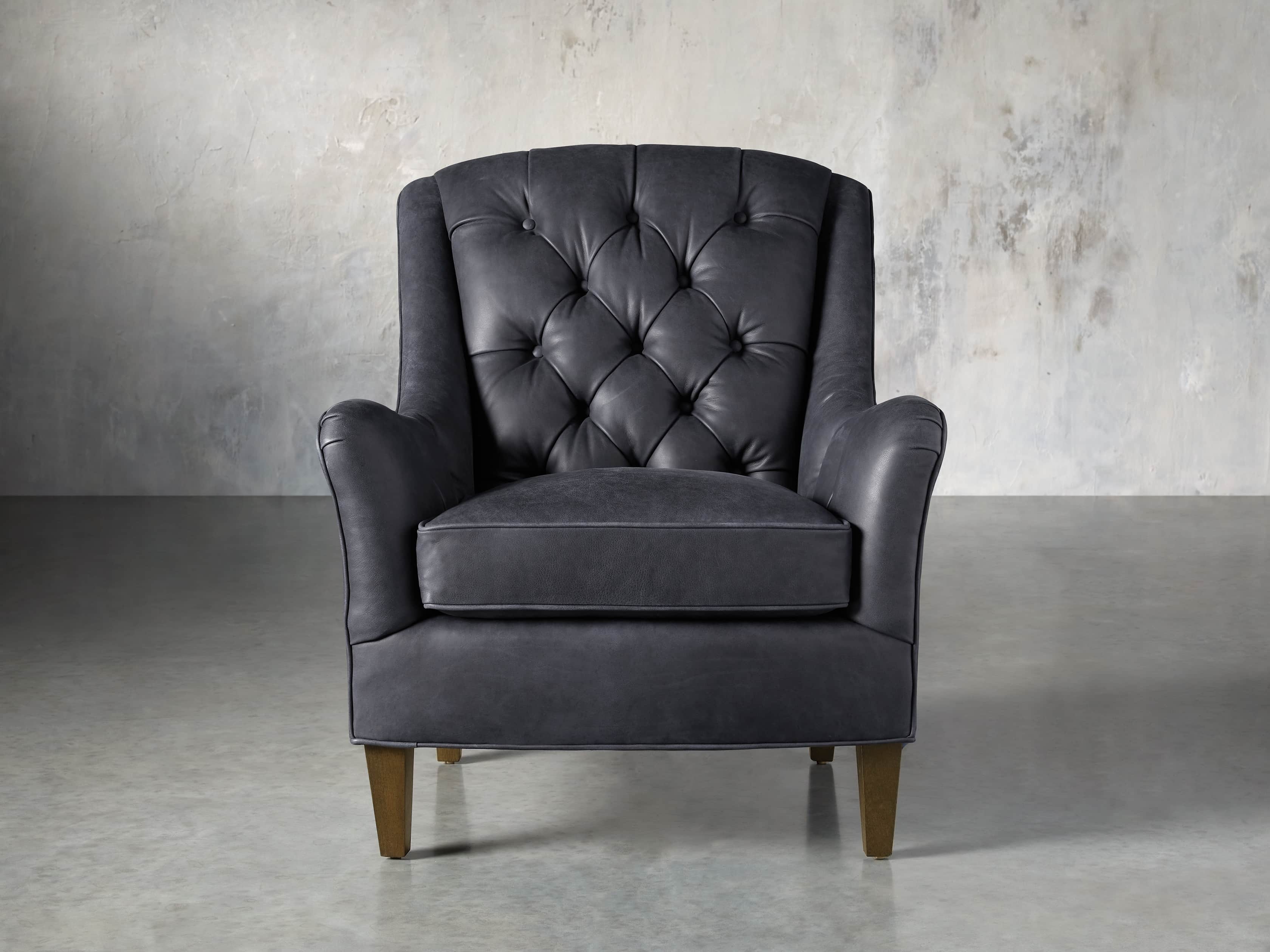 Lamont Leather 33" Chair, slide 2 of 8
