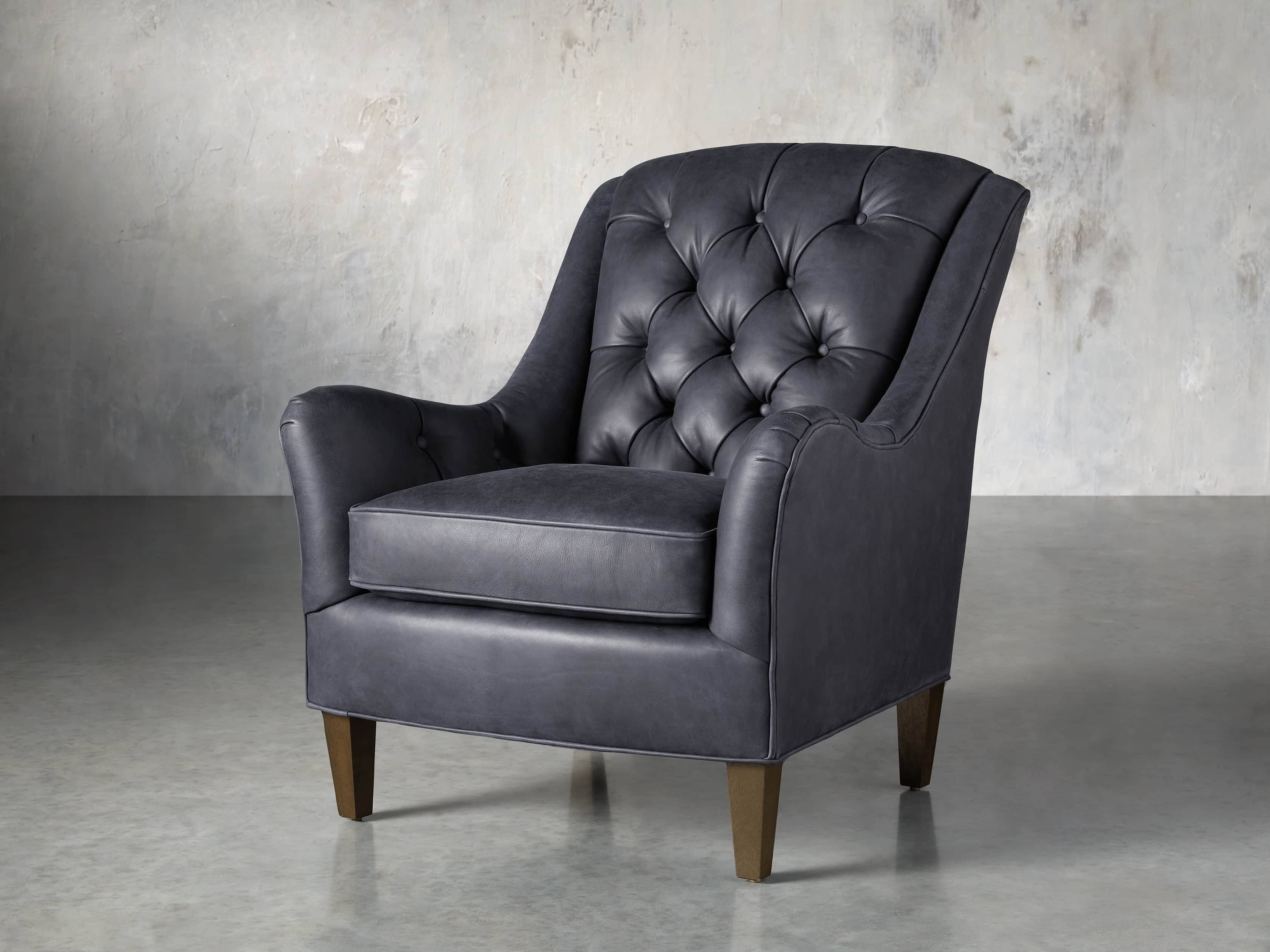 Lamont Leather 33" Chair, slide 3 of 8