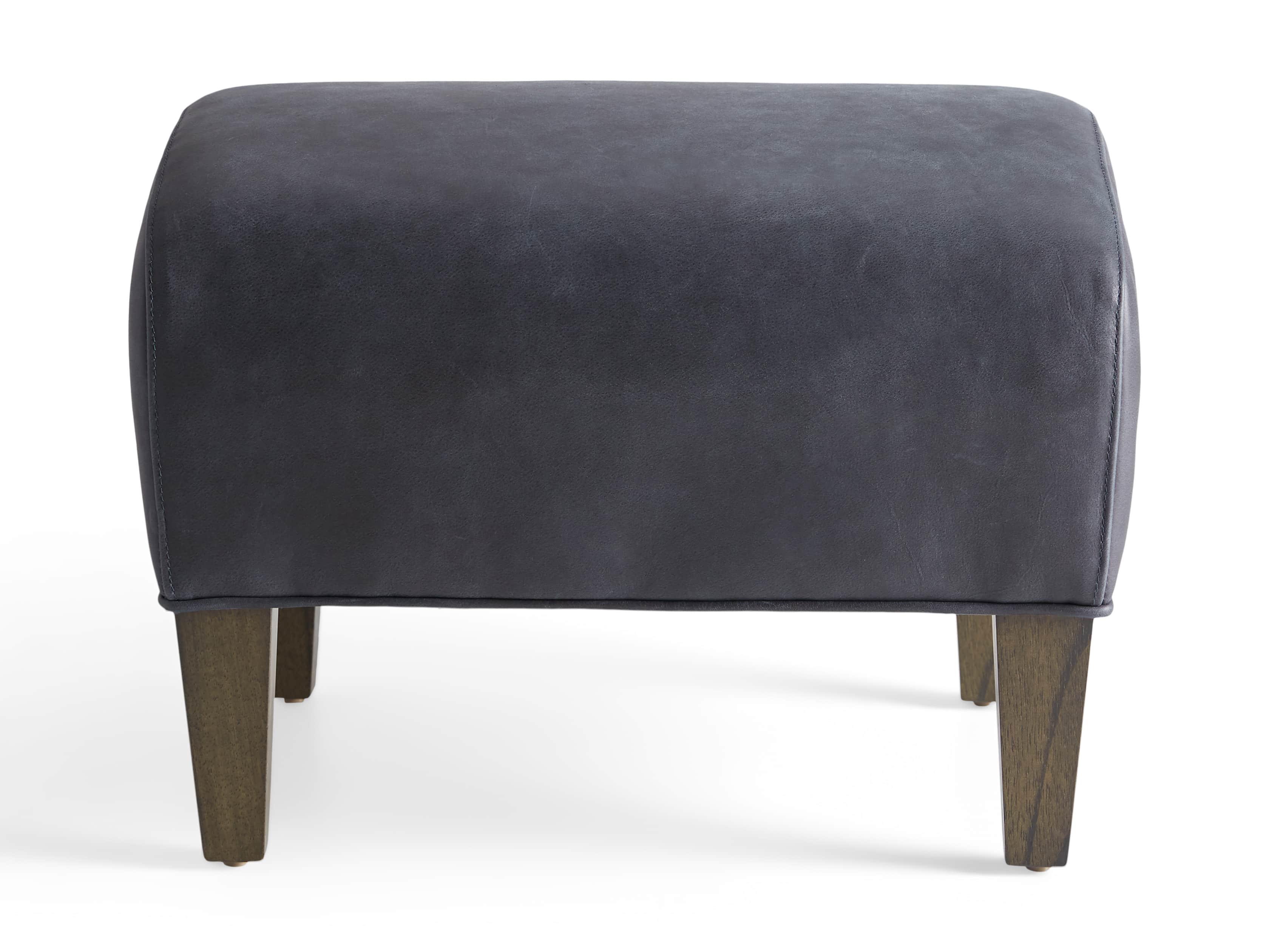 Lamont Leather 22" Ottoman, slide 6 of 7