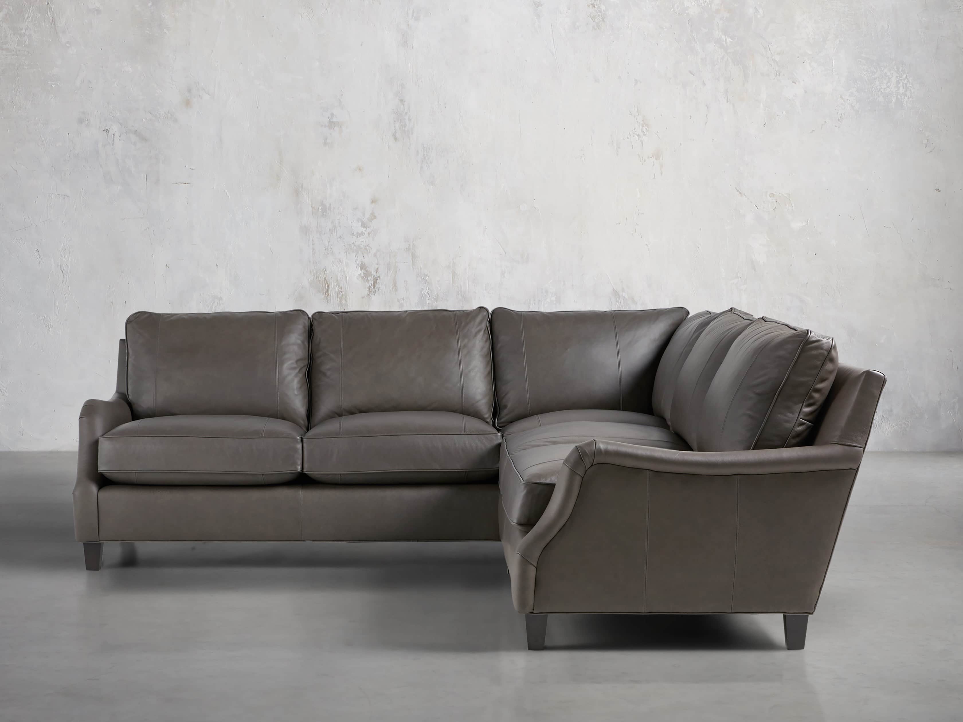 Paxton Leather 104" Two Piece Sectional