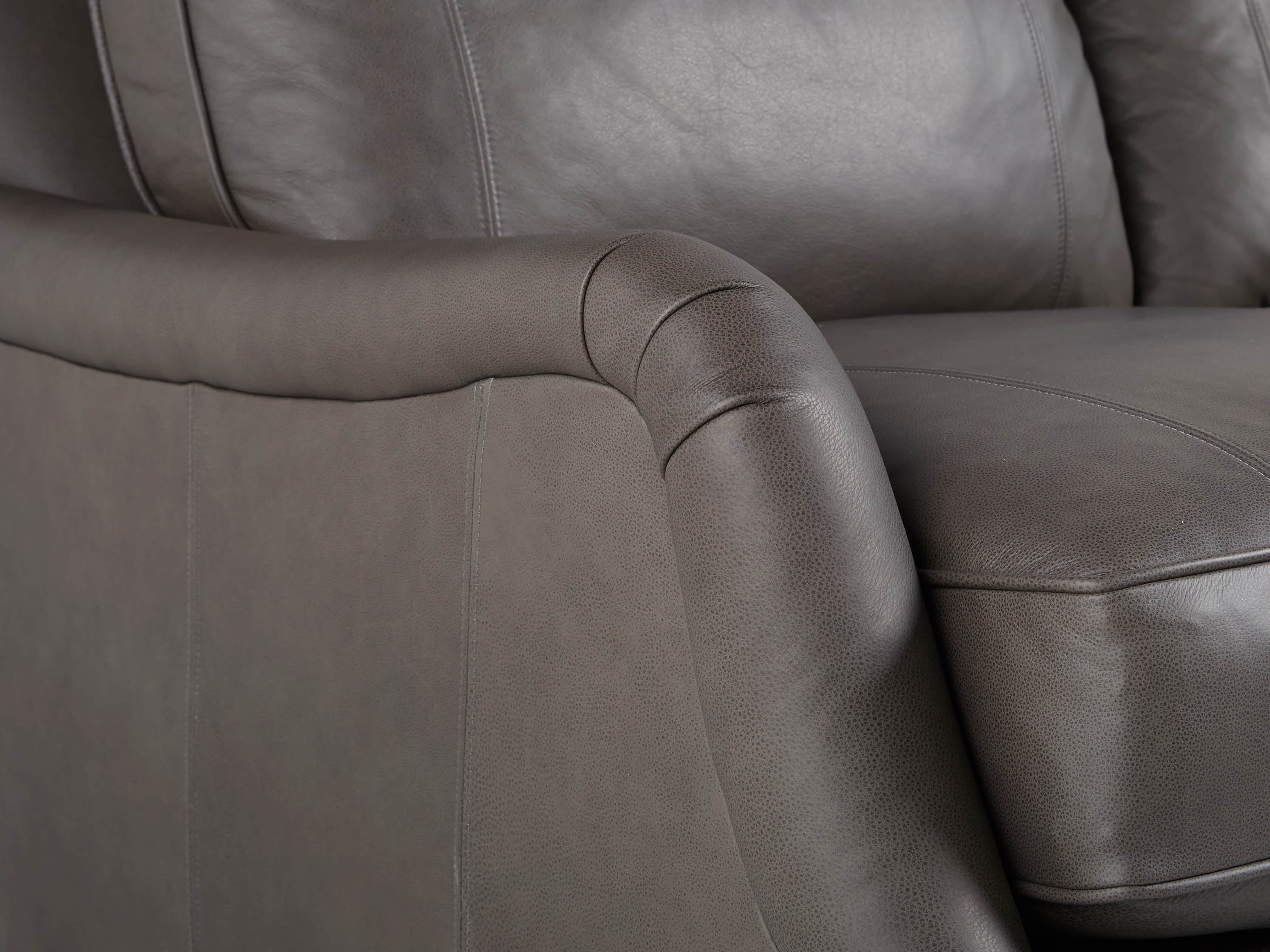 Paxton Leather 104" Two Piece Sectional