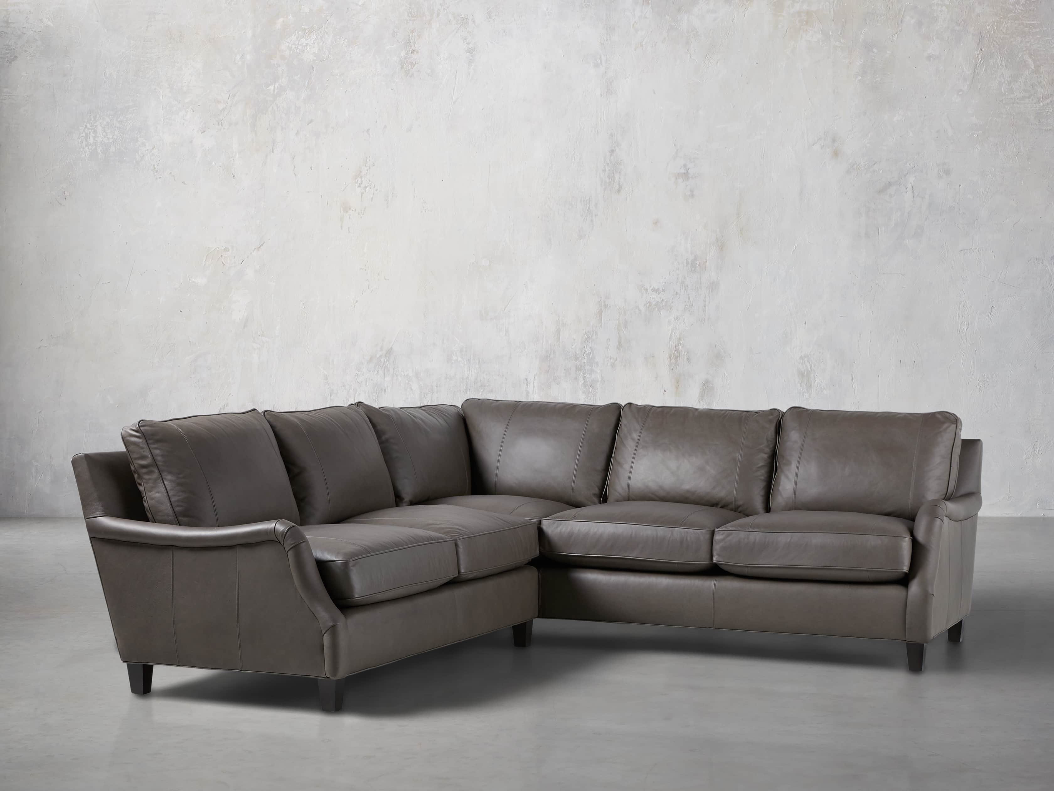 Paxton Leather 104" Two Piece Sectional