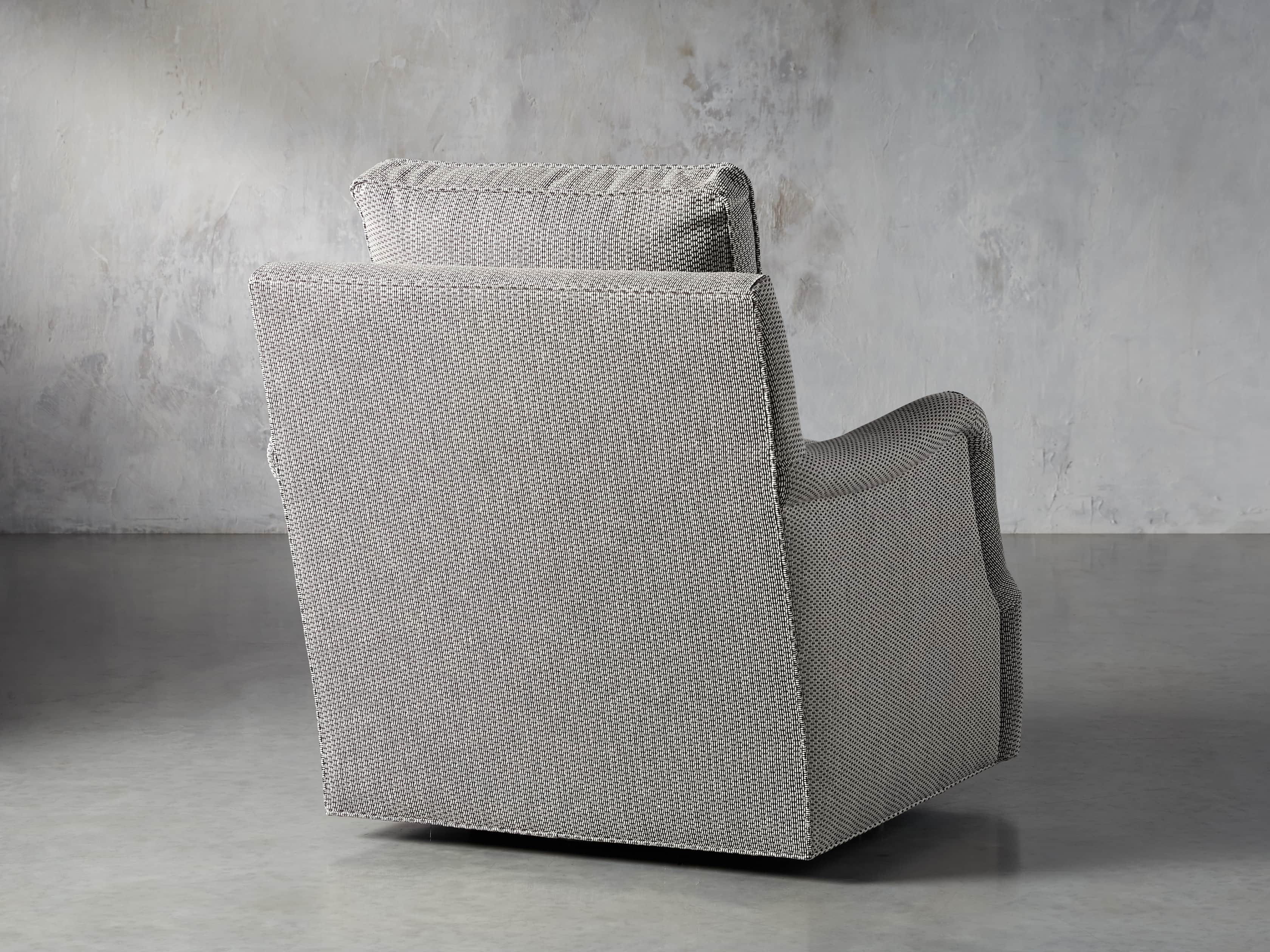 Paxton Petite Upholstered 32" Swivel Chair