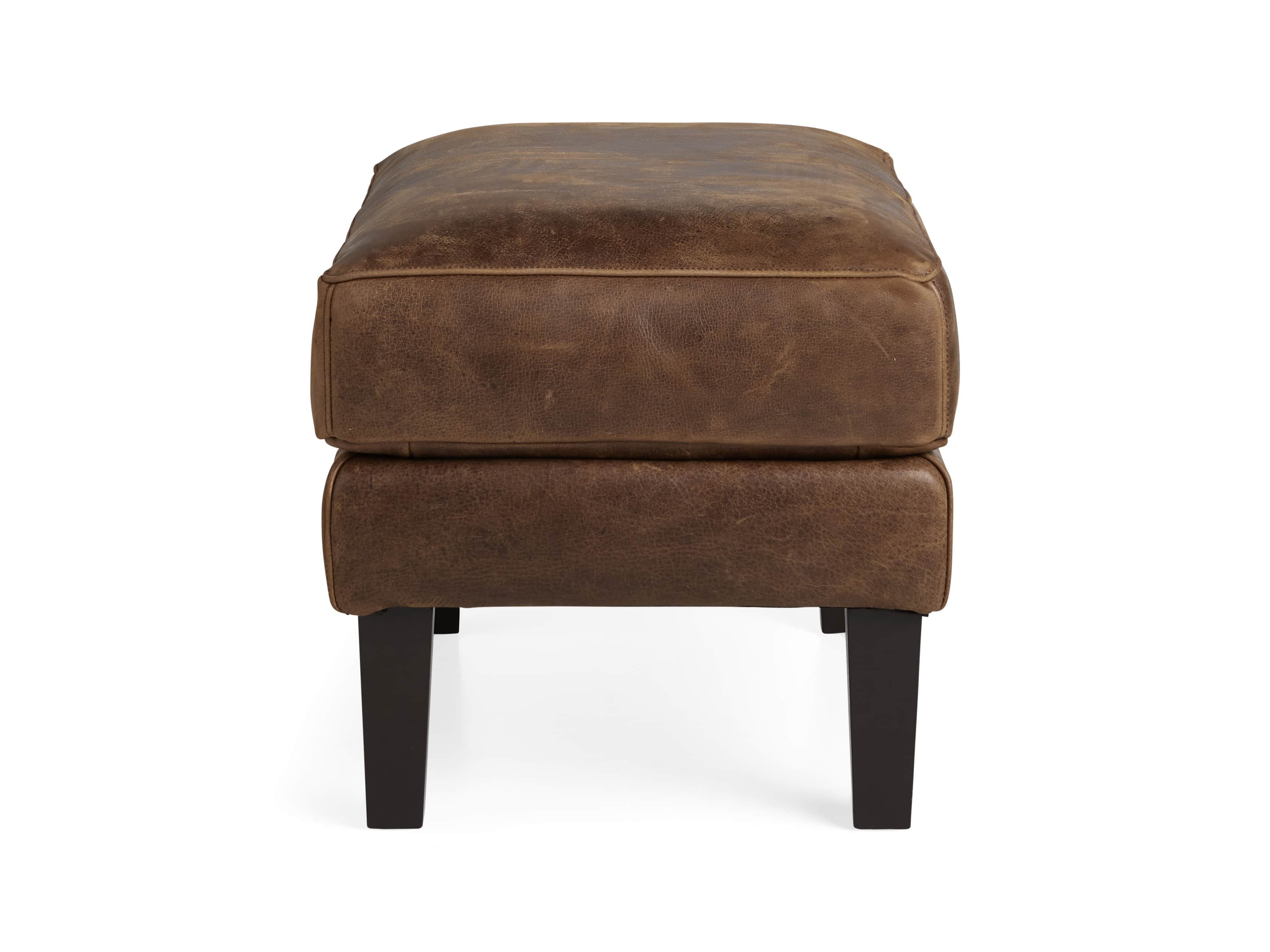 Kenley 26" Leather Ottoman